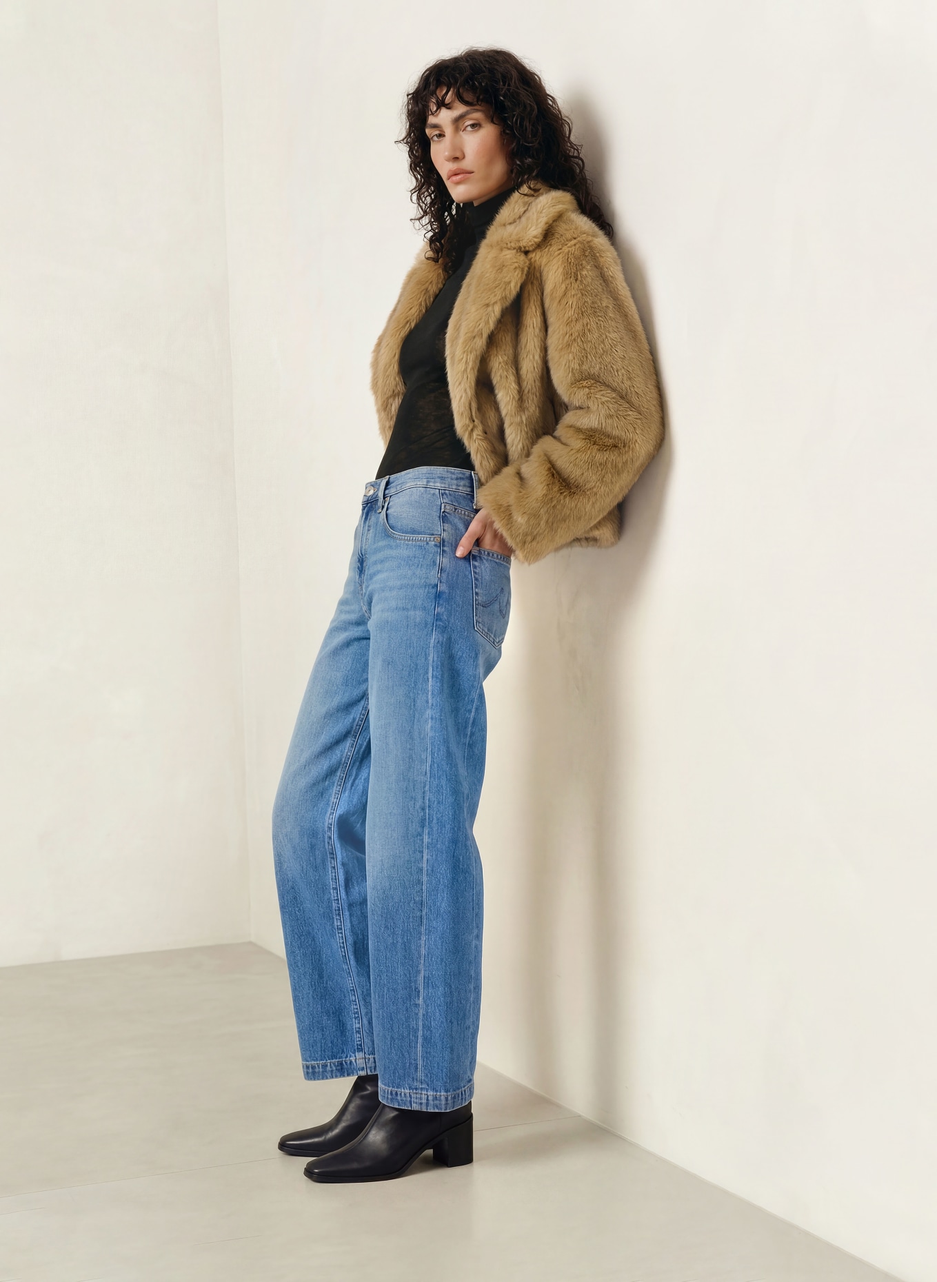 AG Jeans Jeansy typu barrel HATTIE: FLET FLEET