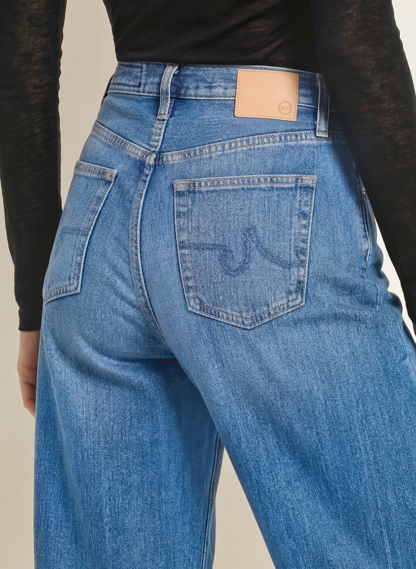 AG Jeans Jeansy typu barrel HATTIE: FLET FLEET