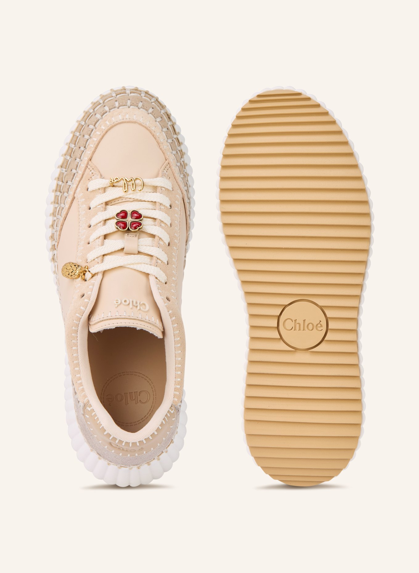 Chloé NAMA Sneakers: 092 Dove Grey