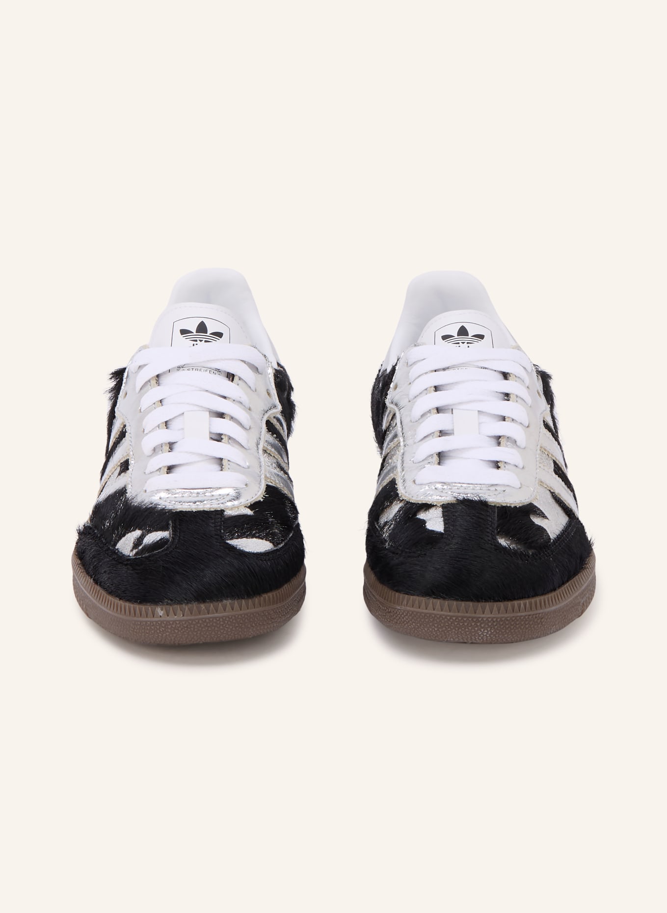 adidas Originals Sneaker SAMBA OG: SCHWARZ / SILBER / WEISS