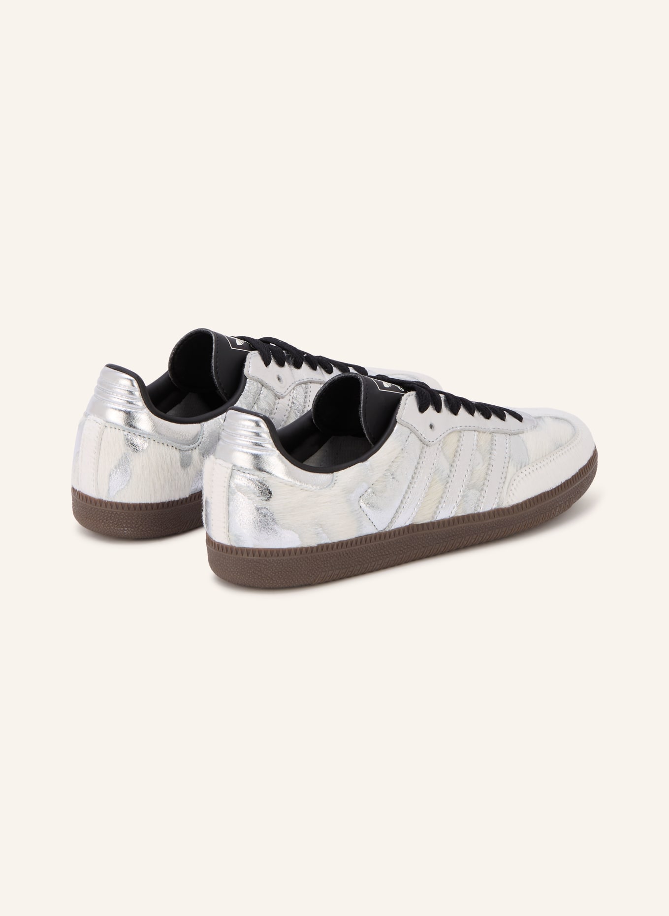 adidas Originals Sneaker SAMBA OG: WEISS / SILBER / SCHWARZ