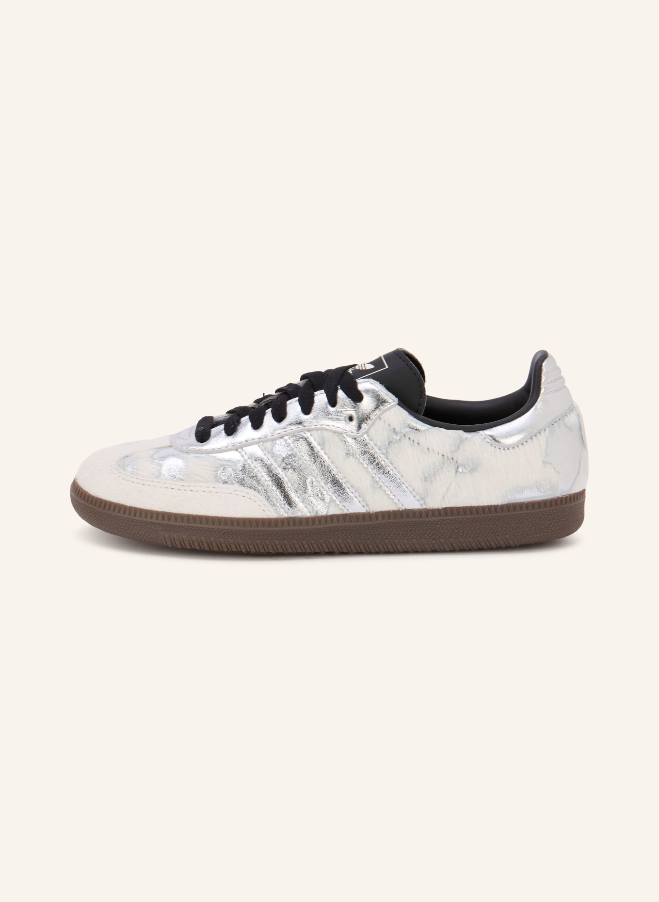 adidas Originals Sneaker SAMBA OG: WEISS / SILBER / SCHWARZ