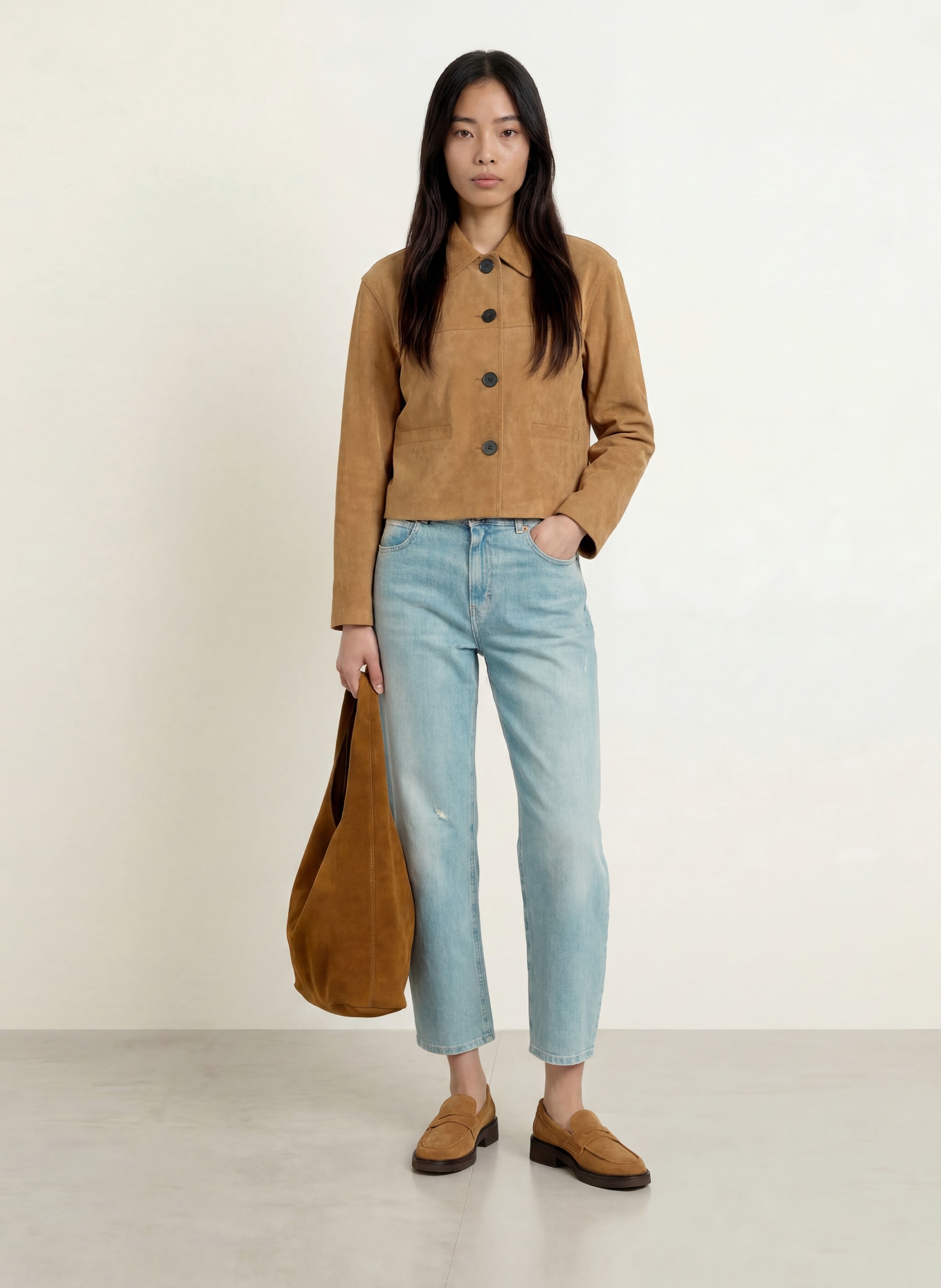 OPUS PANTS Barrel Jeans MARI: 70342 light slate blue