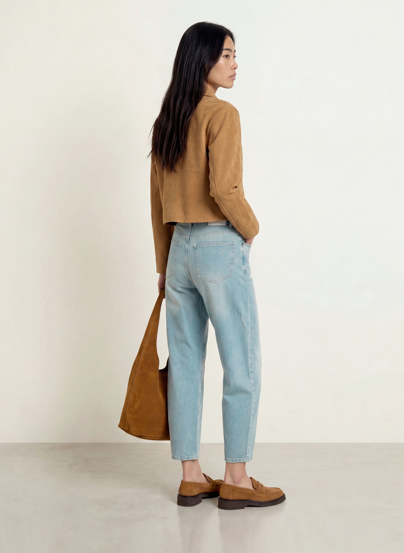 OPUS PANTS Barrel Jeans MARI: 70342 light slate blue