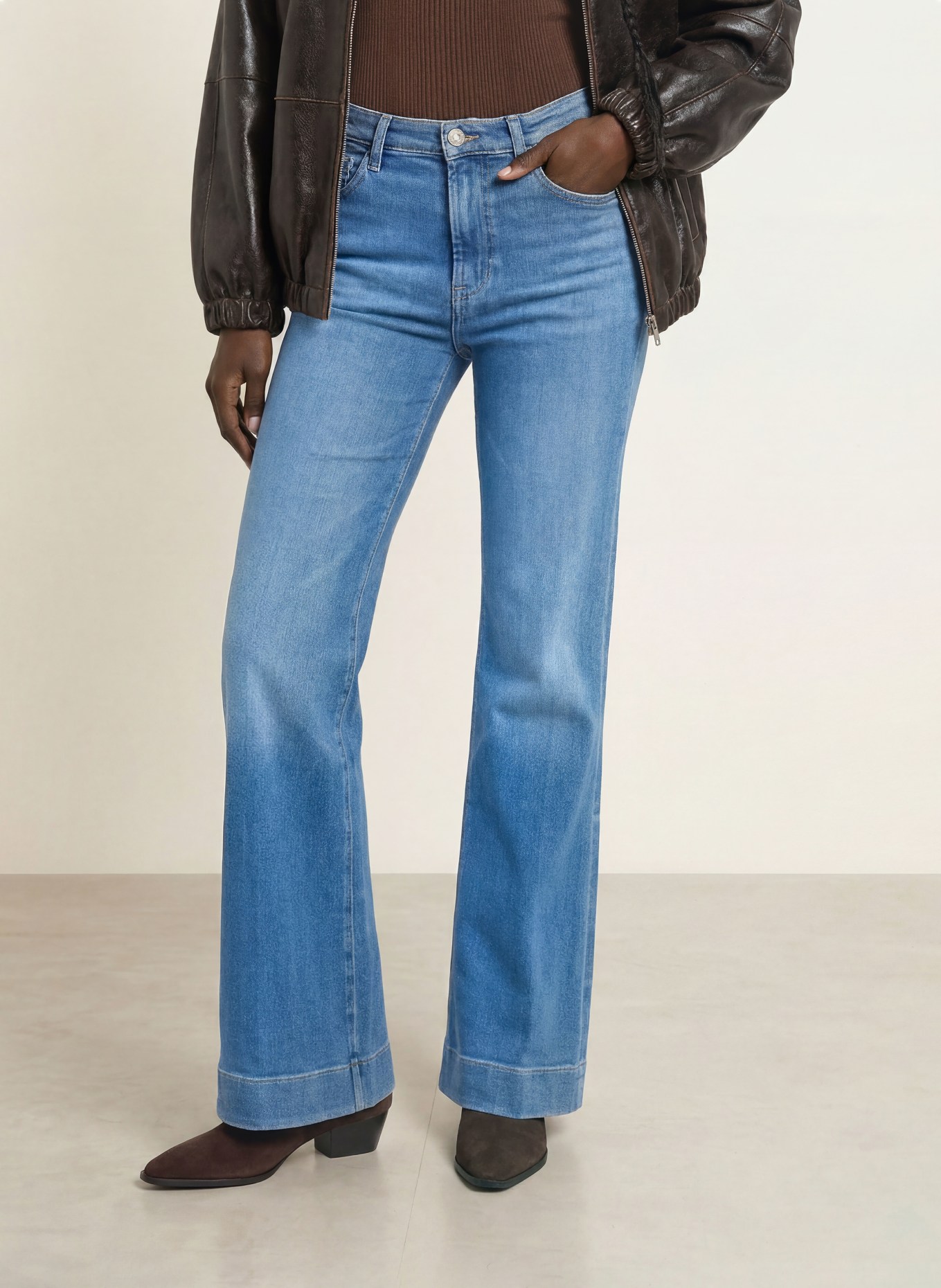 7 for all mankind Wide-Leg jeans MODERN DOJO SLIM ILLUSION: 3NY BLUEHAVEN