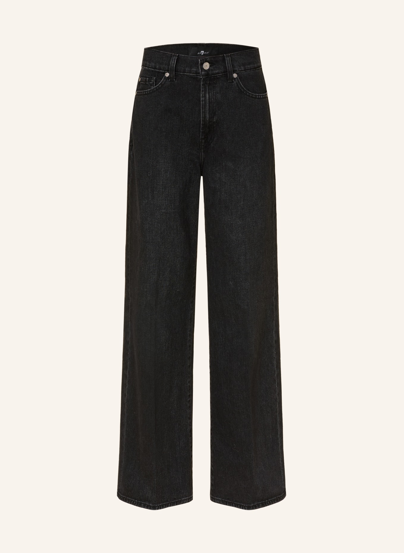 7 for all mankind Wide-Leg Jeans LOTTA: 3PH HEAVY RAIN