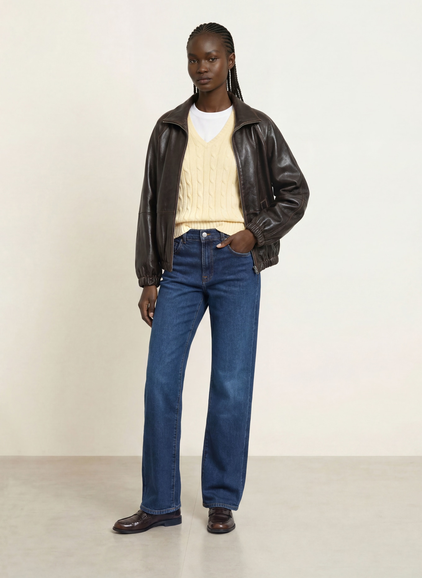 7 for all mankind Straight Jeans TESS: 3NH INDIGLOW