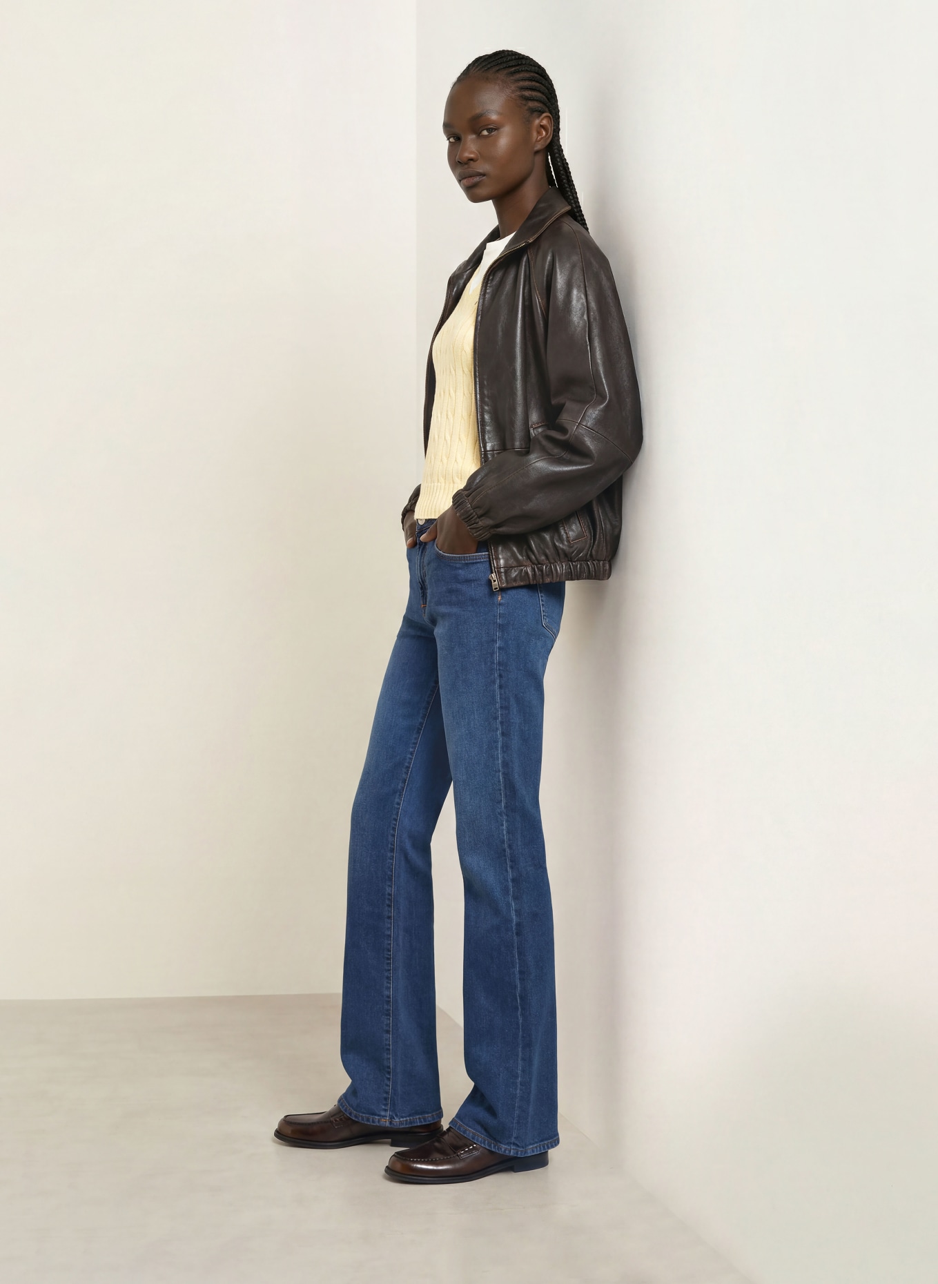 7 for all mankind Straight Jeans TESS: 3NH INDIGLOW