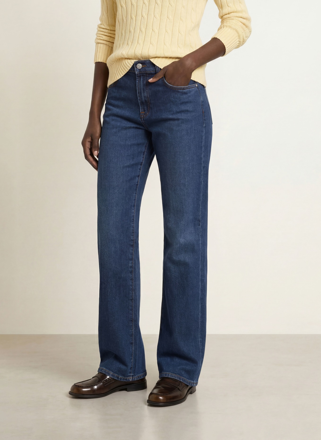 7 for all mankind Straight Jeans TESS: 3NH INDIGLOW