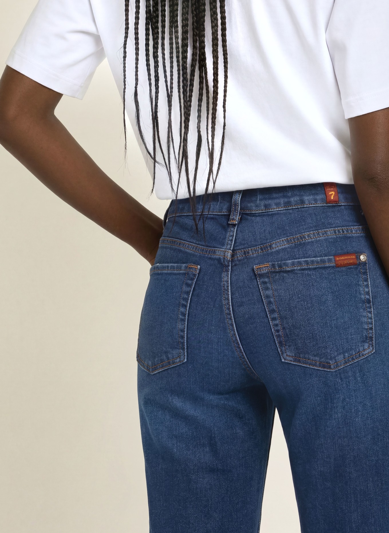 7 for all mankind Straight Jeans TESS: 3NH INDIGLOW