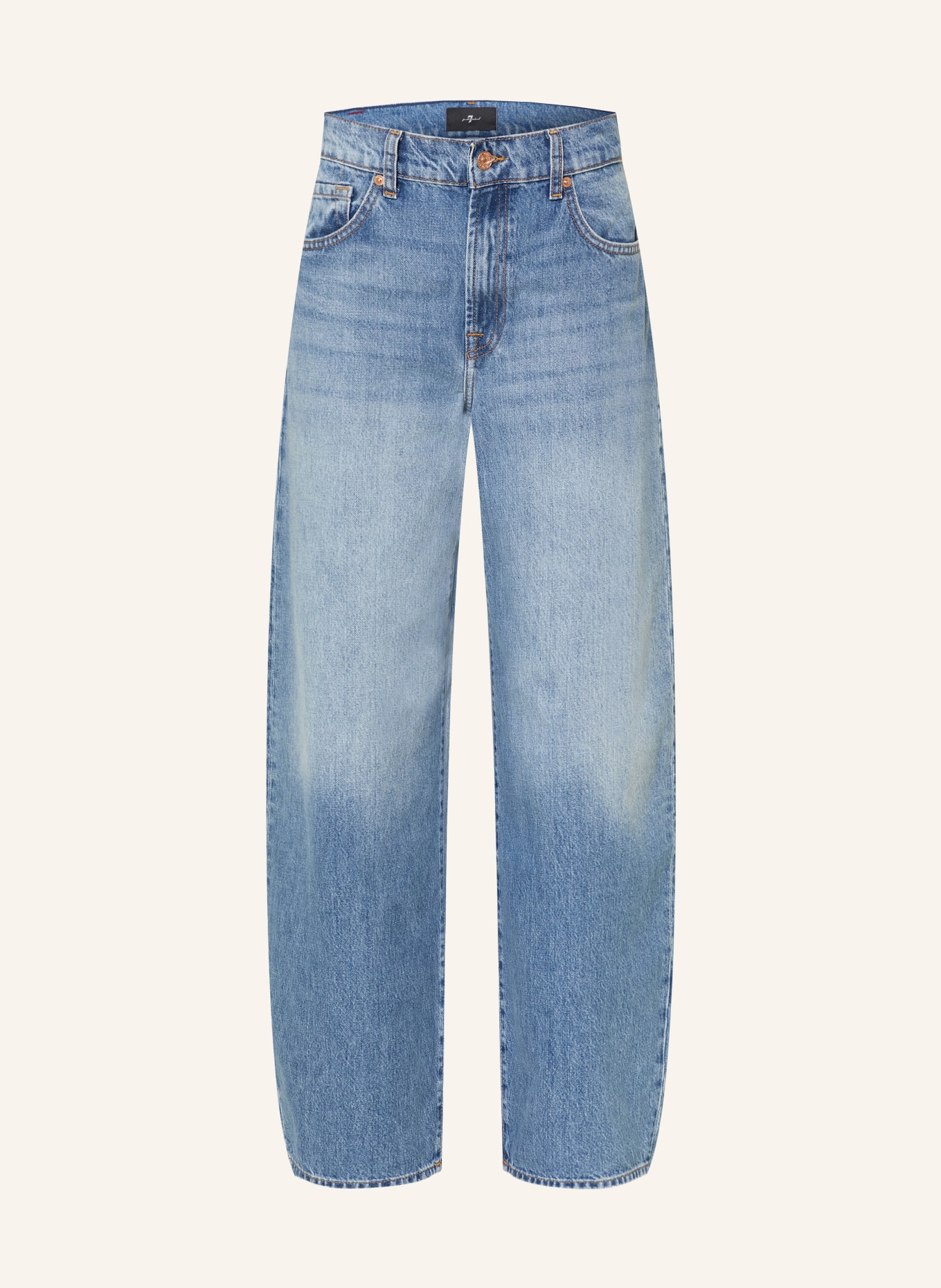 7 for all mankind Barrel džíny BONNIE CURVILINEAR: 3NX SKYFROST