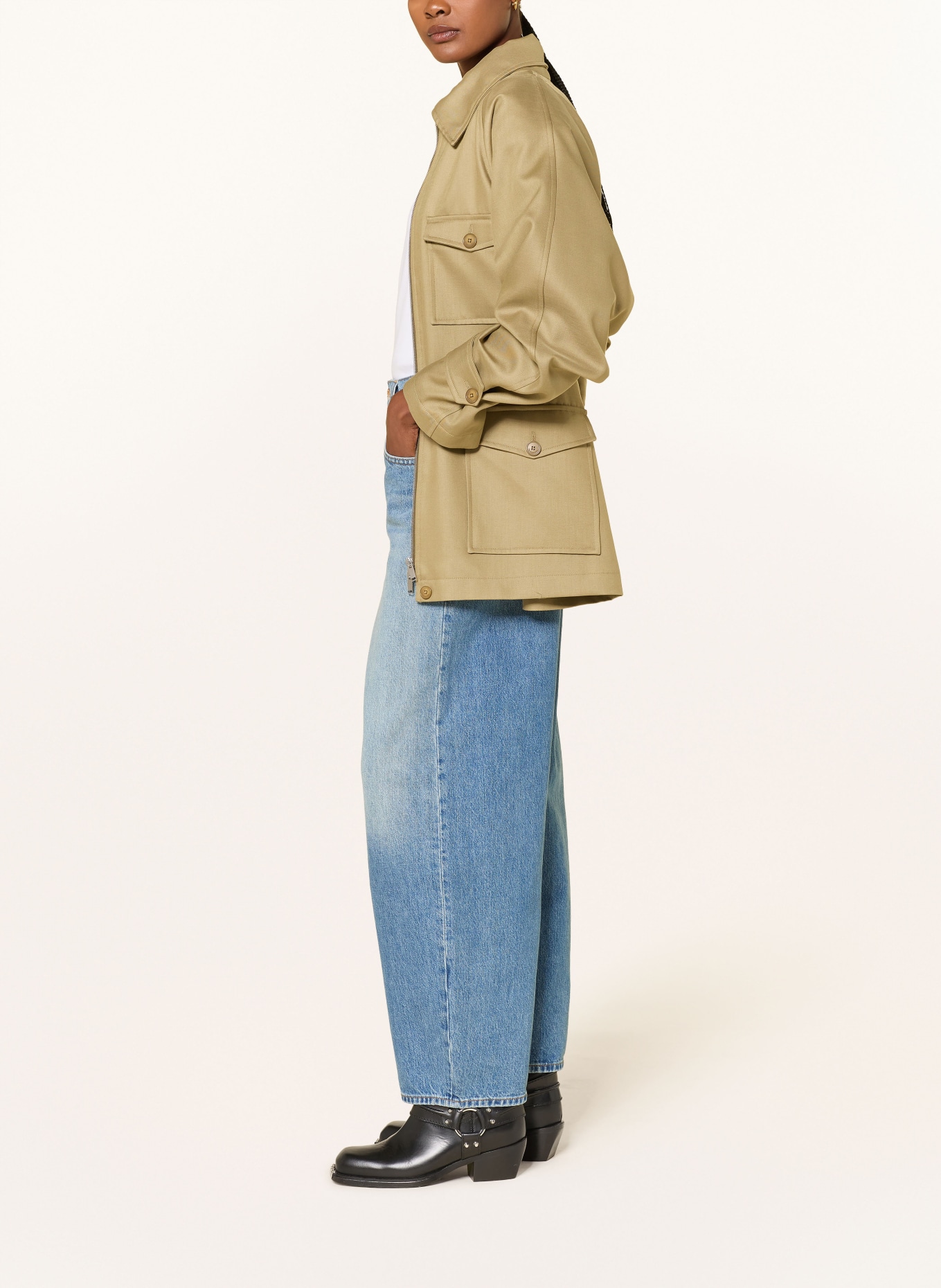 7 for all mankind Barrel džíny BONNIE CURVILINEAR: 3NX SKYFROST