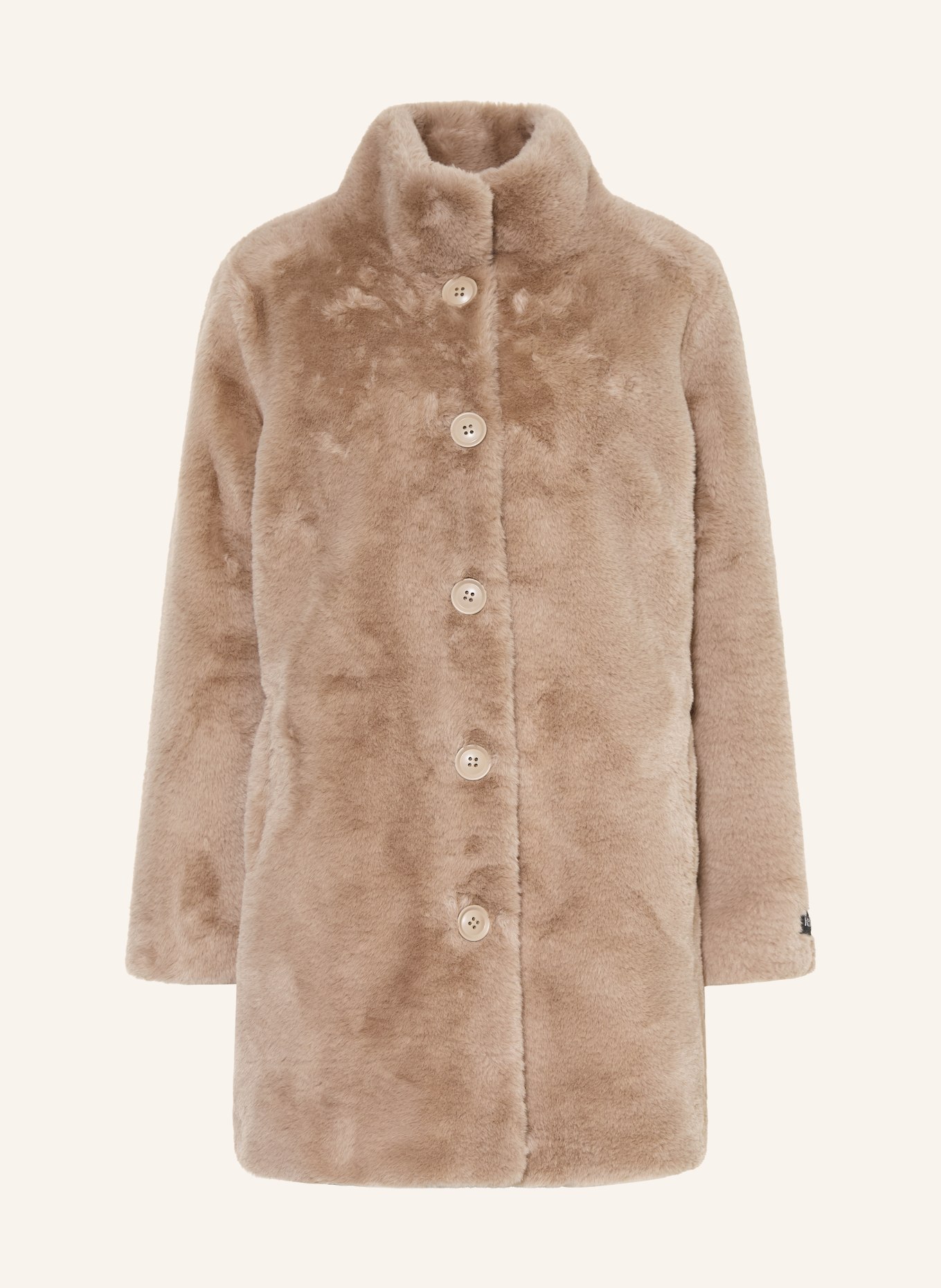 RINO & PELLE Manteau en fausse fourrure NONNA: ÉCRU
