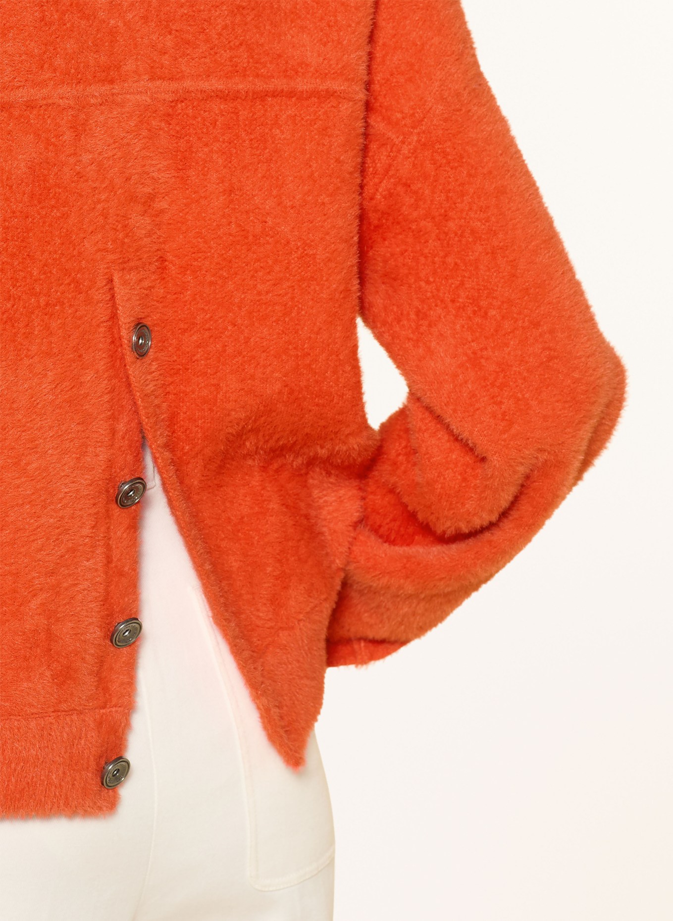 RINO & PELLE Stickad kofta BUBBLY: ORANGE