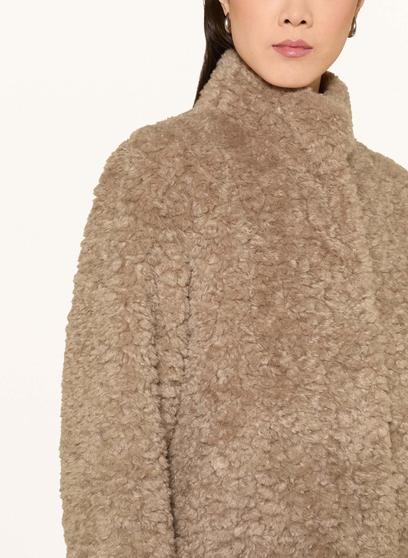 RINO & PELLE Jas van teddybont: TAUPE