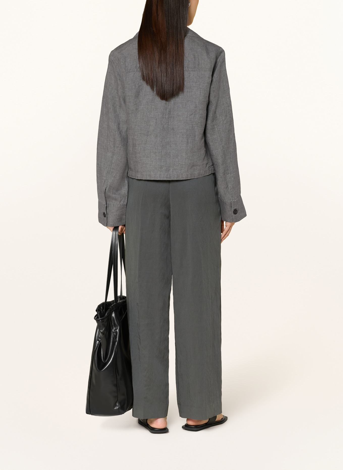Marc O'Polo Blazer en lin: GRIS