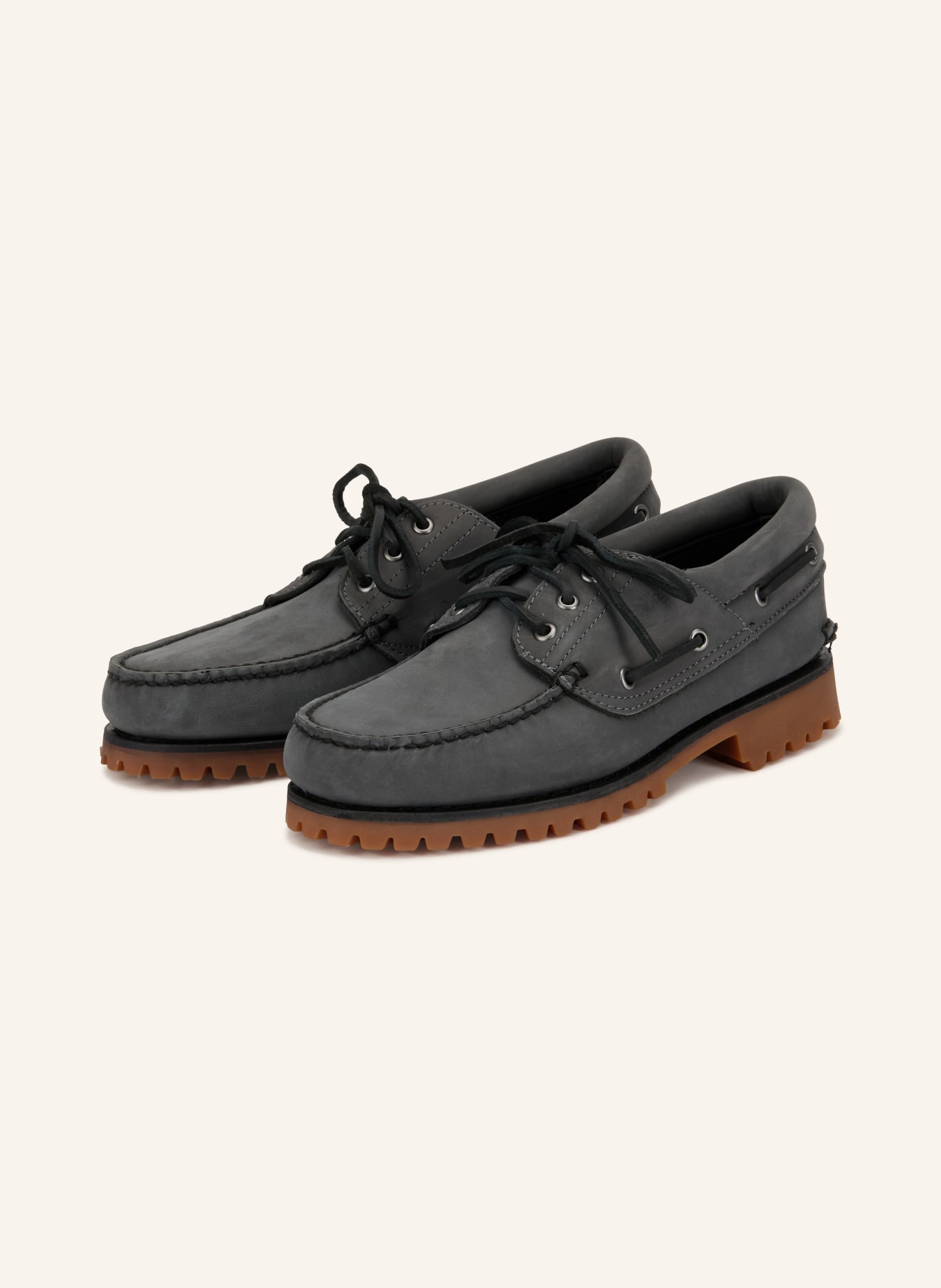 Timberland Boat shoes: GRAY / BLACK