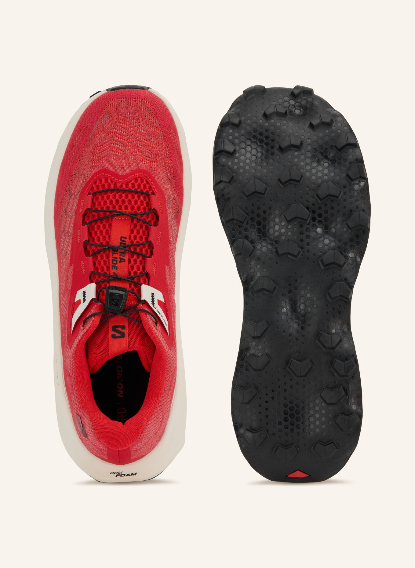 SALOMON Buty do biegania w terenie ULTRA GLIDE 4: CZERWONY