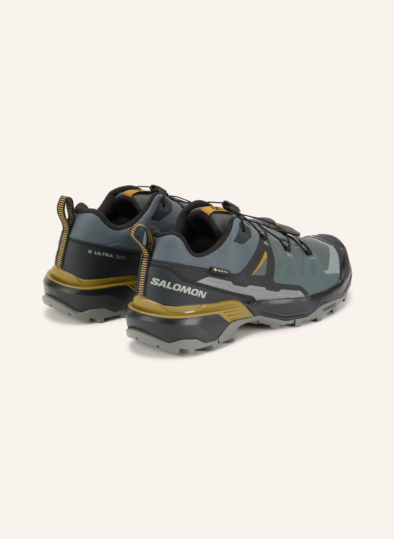 SALOMON Chaussures de randonnée X ULTRA 360 GTX: OLIVE / GRIS / NOIR