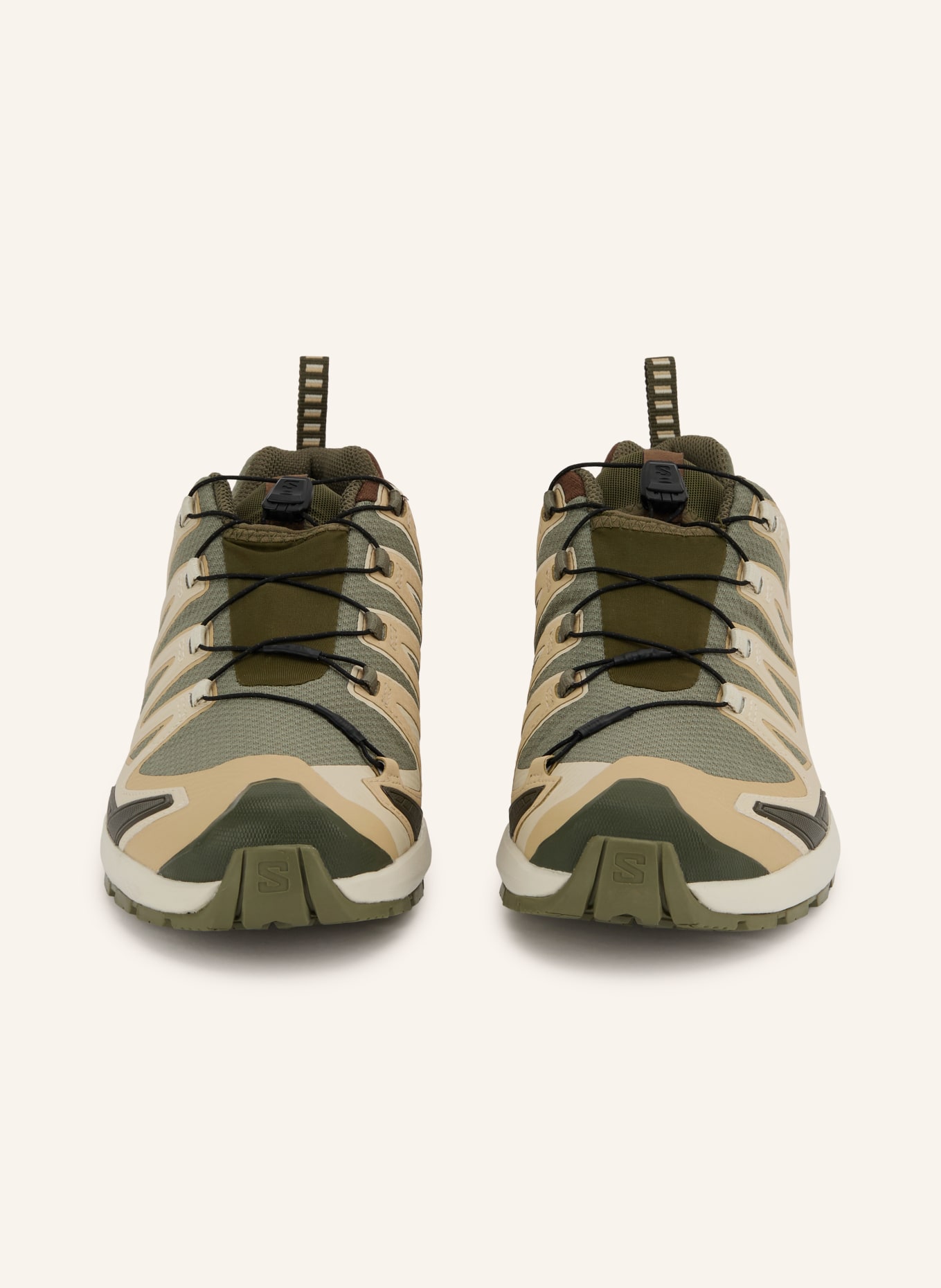 SALOMON Buty do biegania w terenie XA PRO 3D V9 GTX: BEŻOWY / KHAKI / JASNOZIELONY