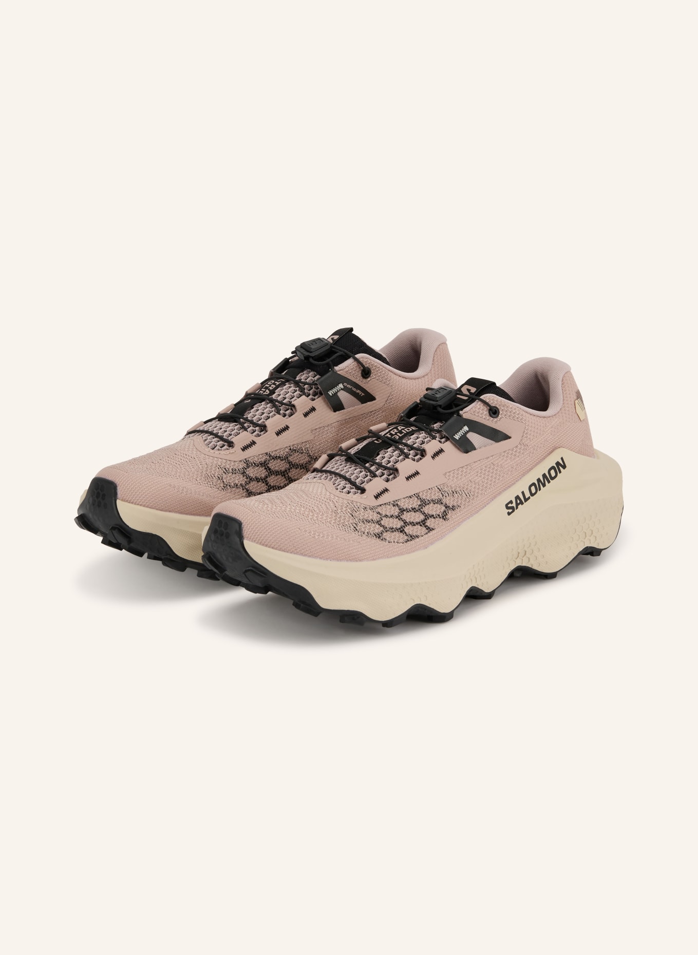 SALOMON ULTRA GLIDE 4 Trail running shoes: LIGHT PINK / BLACK