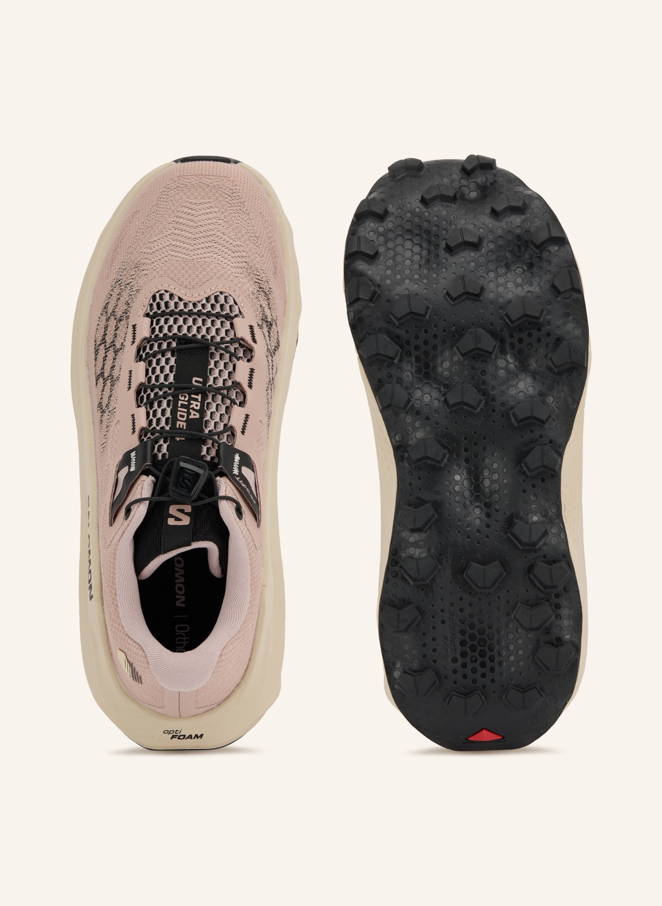 SALOMON ULTRA GLIDE 4 Trail running shoes: LIGHT PINK / BLACK