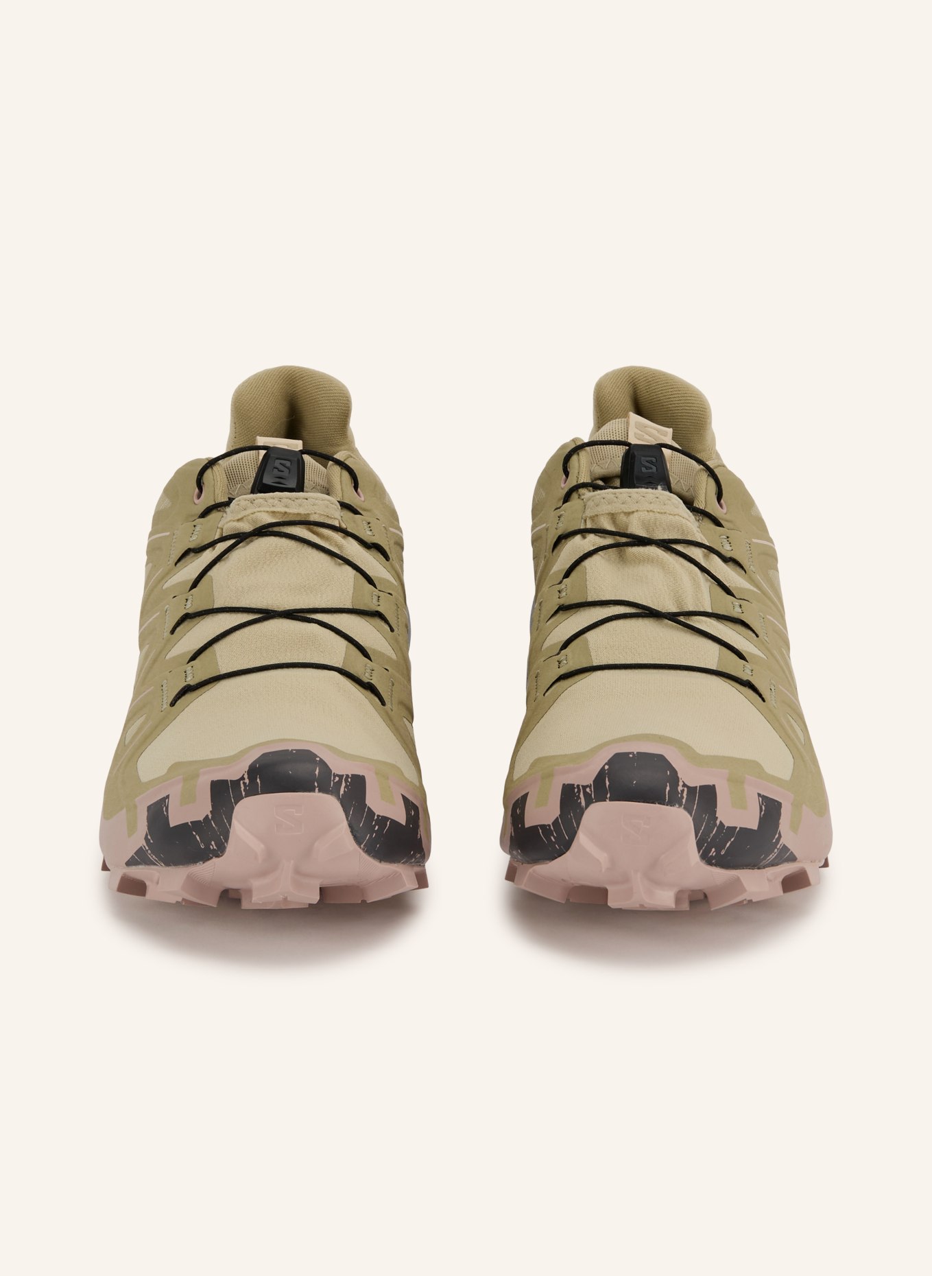 SALOMON Trailrunning-Schuhe SPEEDCROSS 6 GTX: BEIGE / HELLROSA / DUNKELGRAU