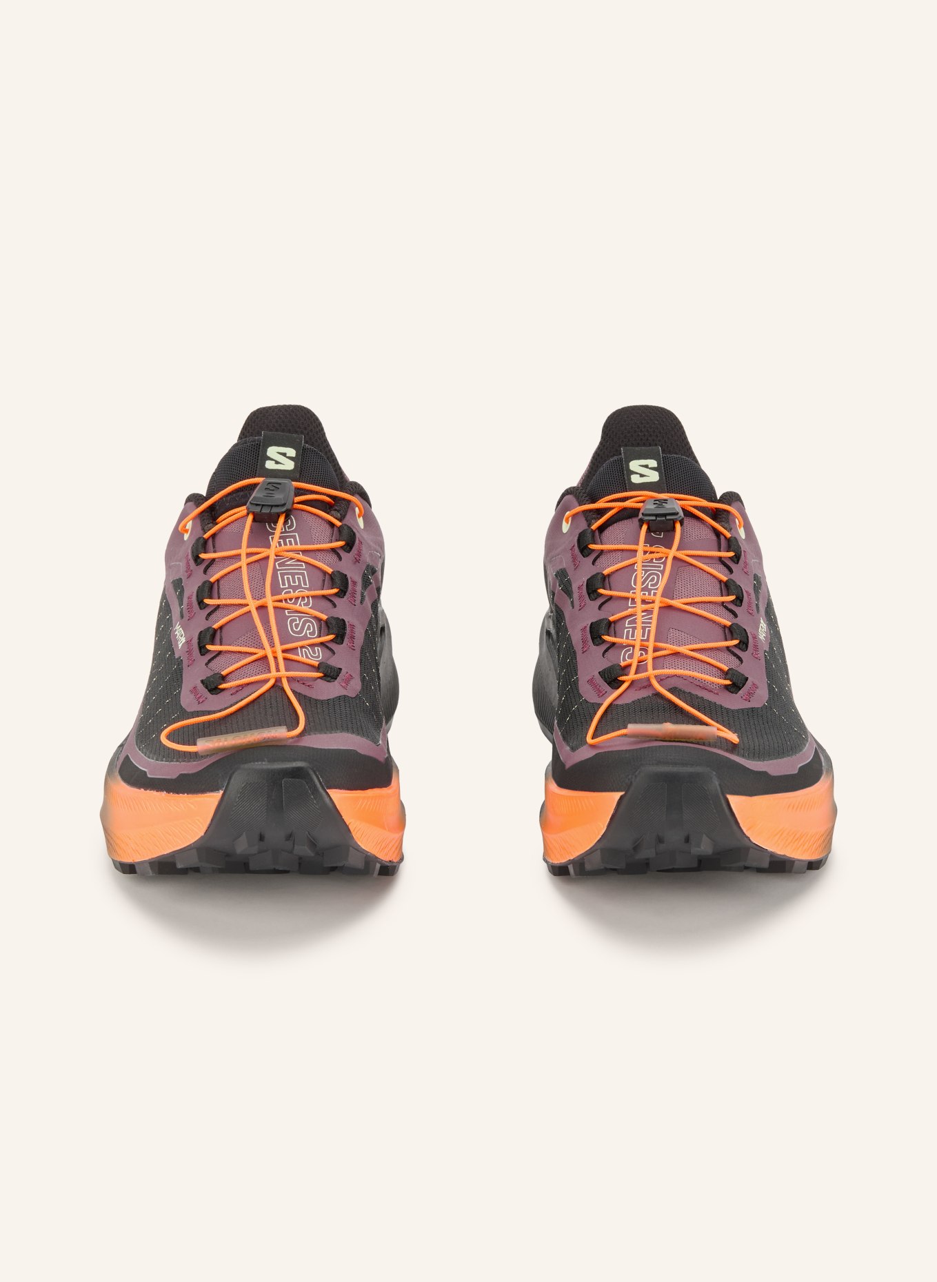 SALOMON Trailrunning-Schuhe GENESIS 2: DUNKELLILA / SCHWARZ