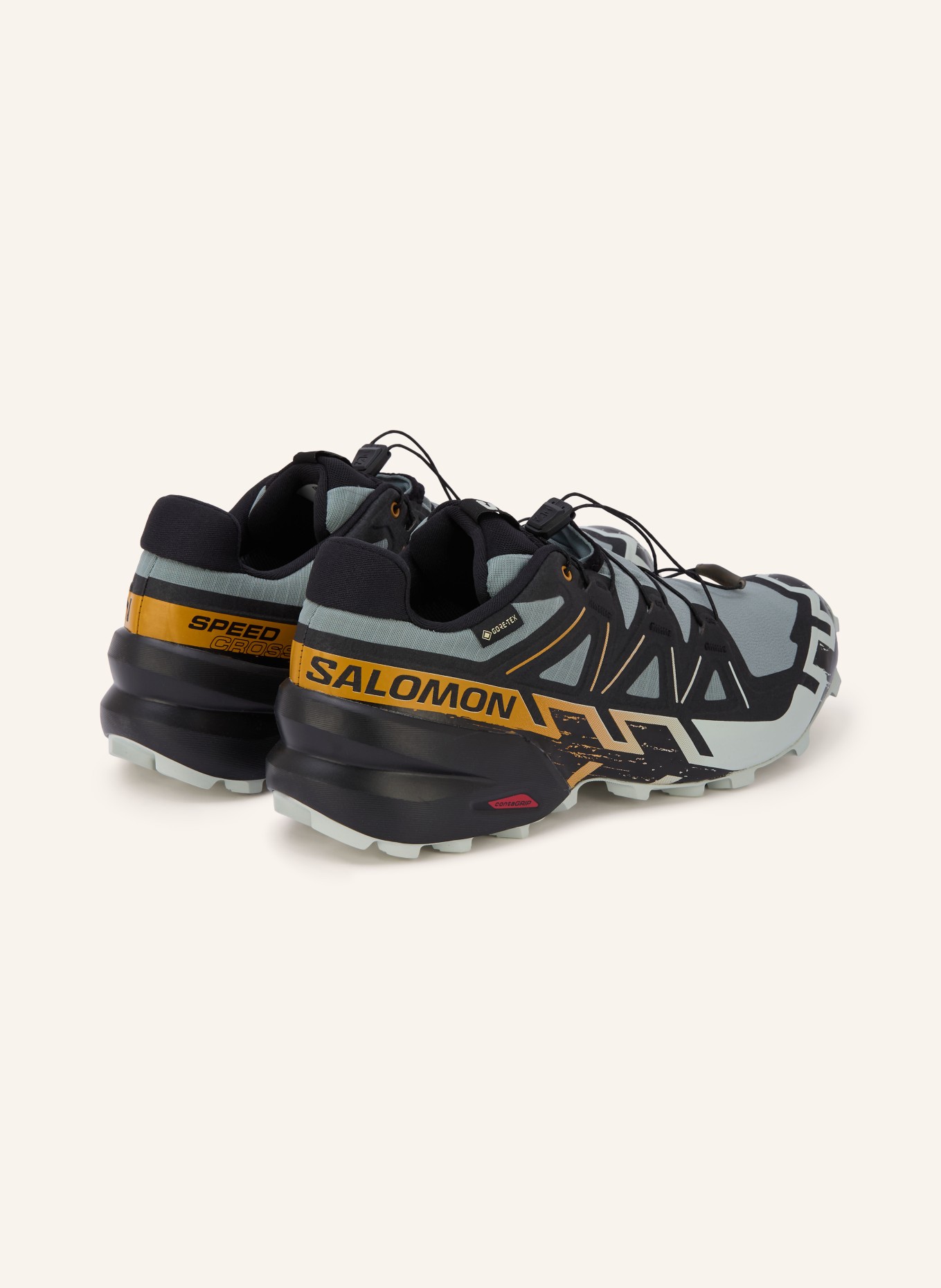 SALOMON Buty do biegania w terenie SPEEDCROSS 6 GTX: SZARY / KONIAKOWY / CZARNY