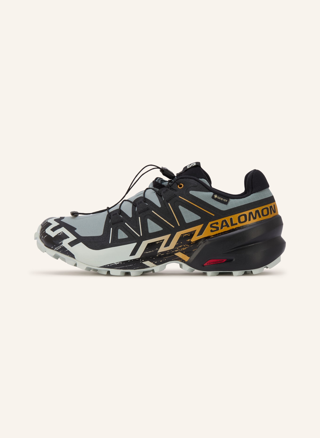 SALOMON Buty do biegania w terenie SPEEDCROSS 6 GTX: SZARY / KONIAKOWY / CZARNY