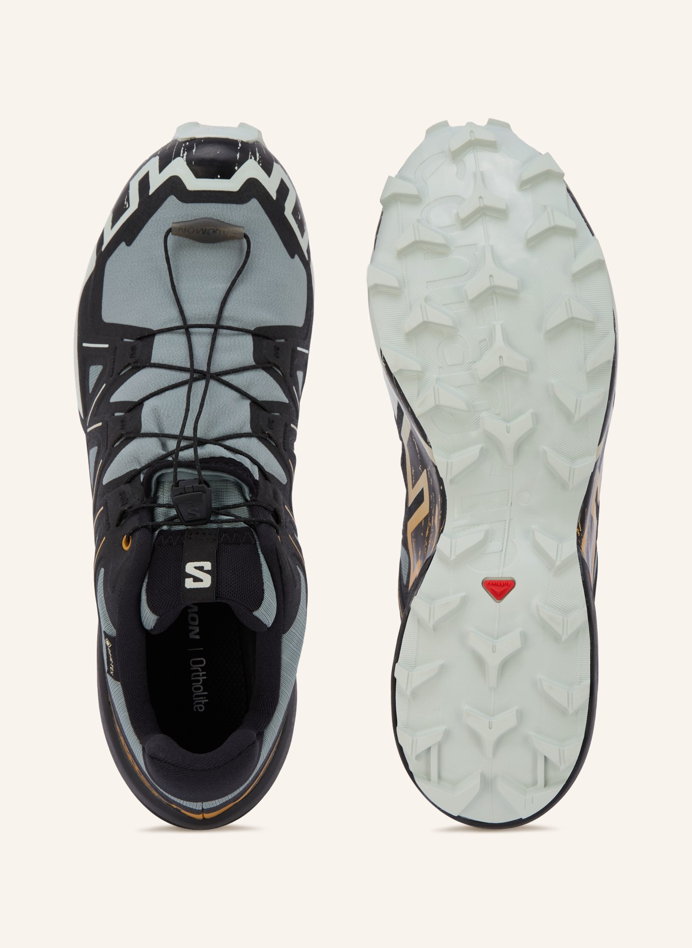 SALOMON Buty do biegania w terenie SPEEDCROSS 6 GTX: SZARY / KONIAKOWY / CZARNY