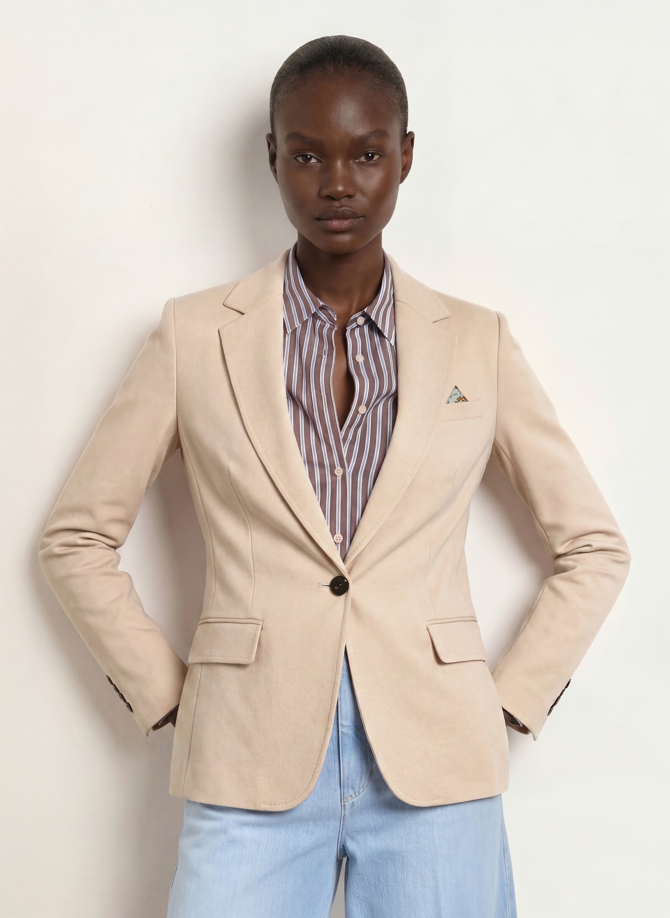 CIRCOLO 1901 Blazer: LIGHT BROWN
