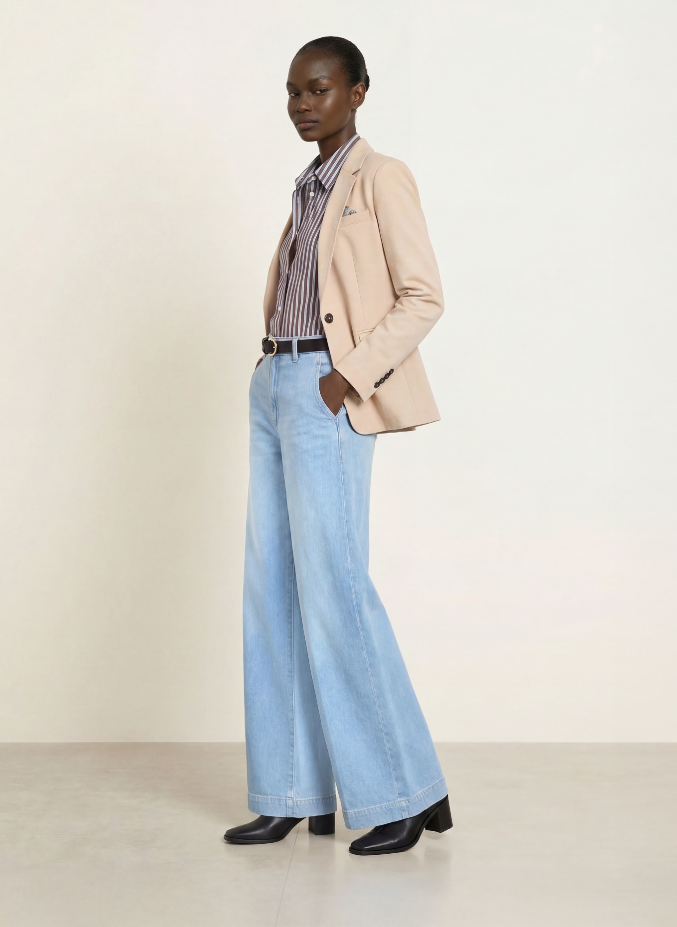 CIRCOLO 1901 Blazer: LIGHT BROWN