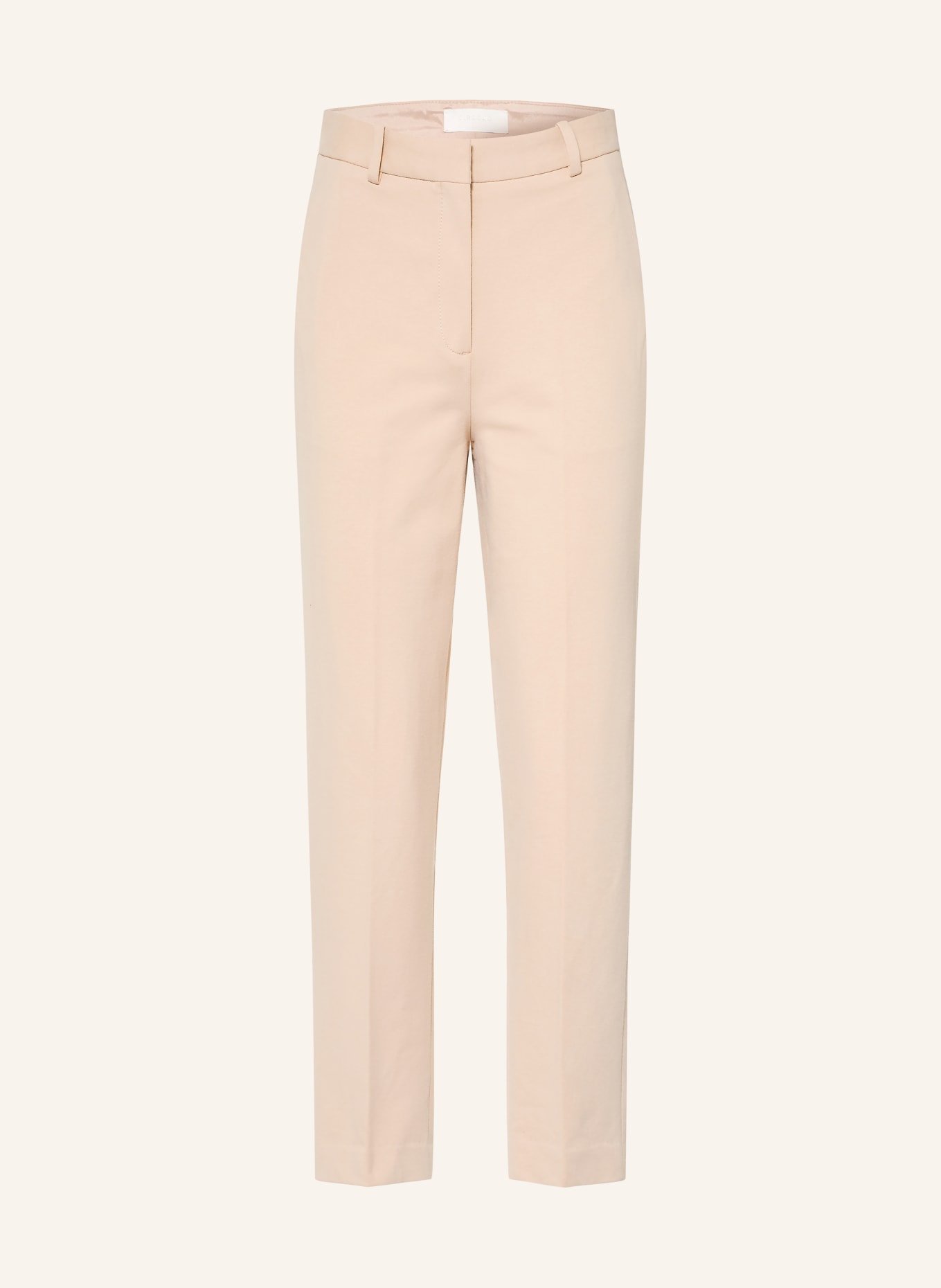 CIRCOLO 1901 7/8 broek van jersey: BEIGE