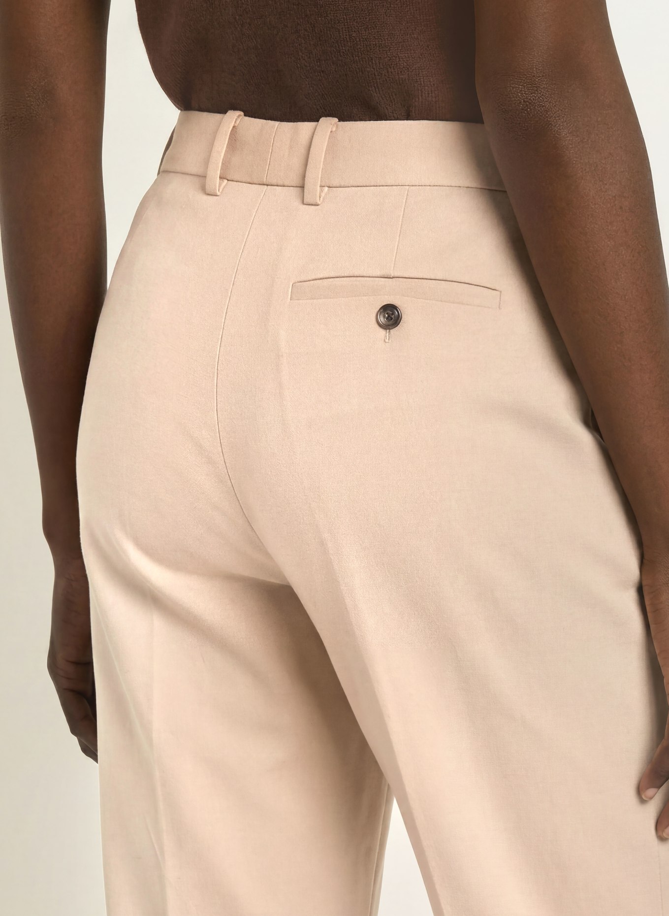 CIRCOLO 1901 7/8 broek van jersey: BEIGE