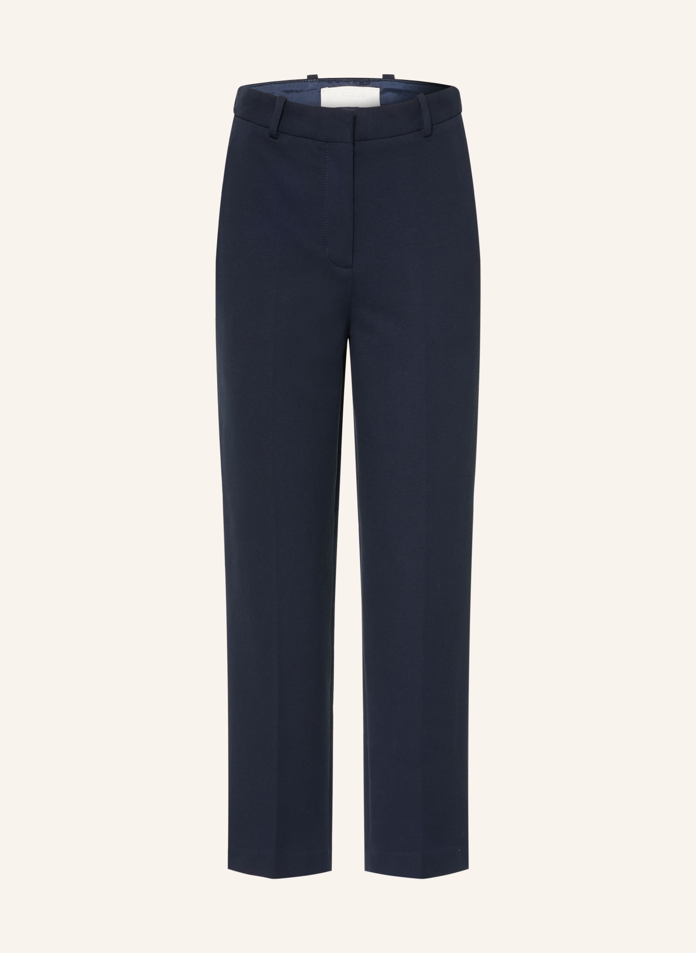 CIRCOLO 1901 7/8-length trousers made from jersey: DARK BLUE