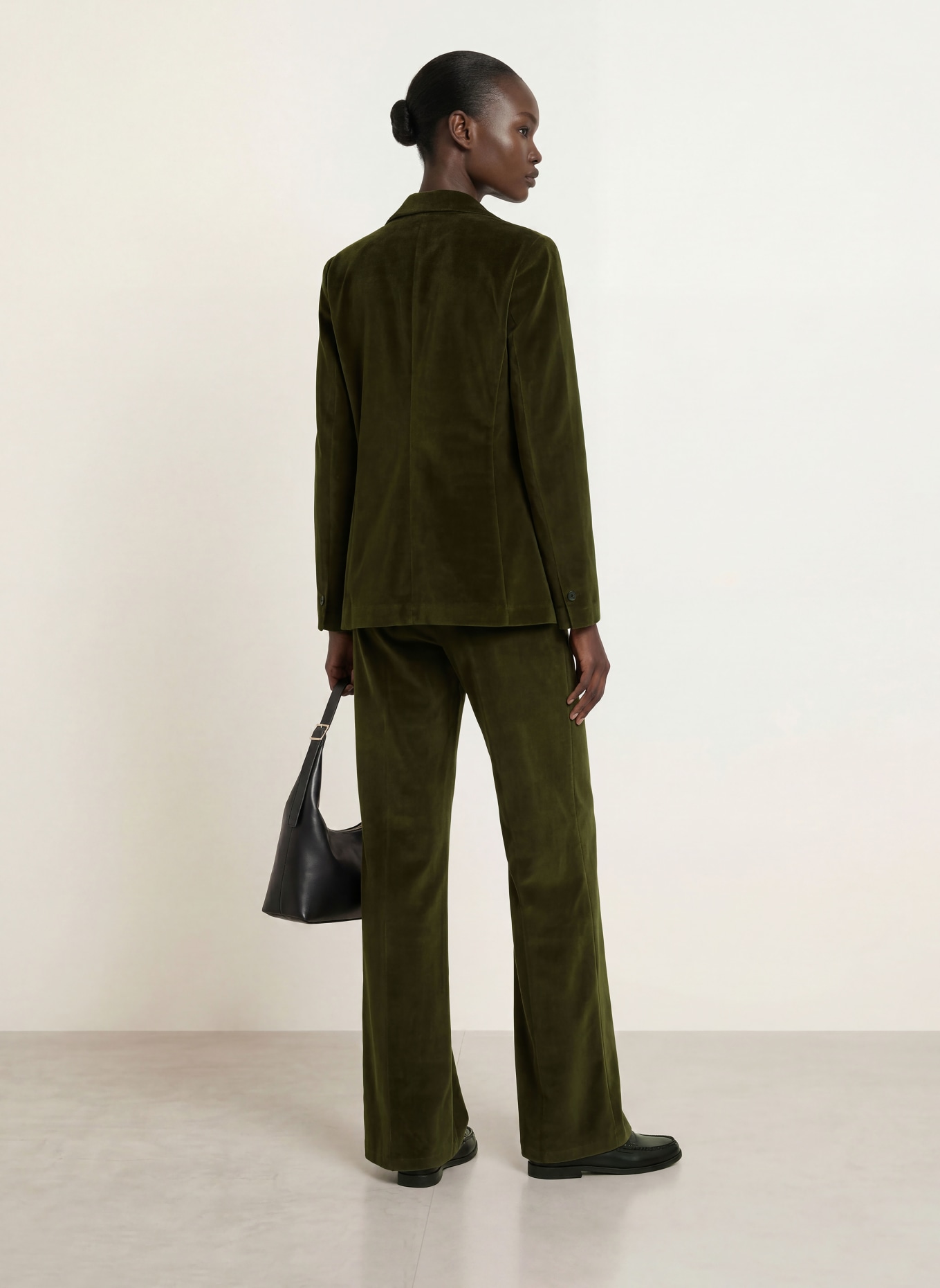 CIRCOLO 1901 Velvet Blazer: DARK GREEN