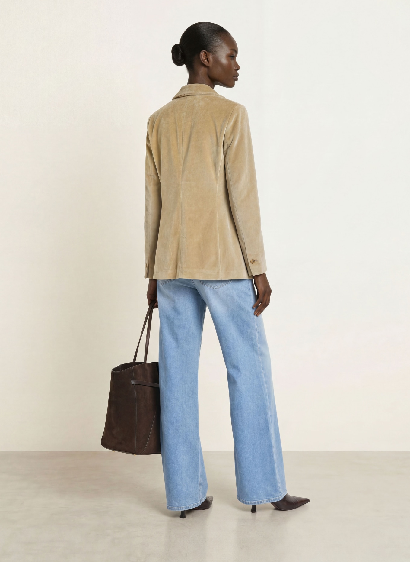 CIRCOLO 1901 Velvet Blazer: LIGHT GREEN
