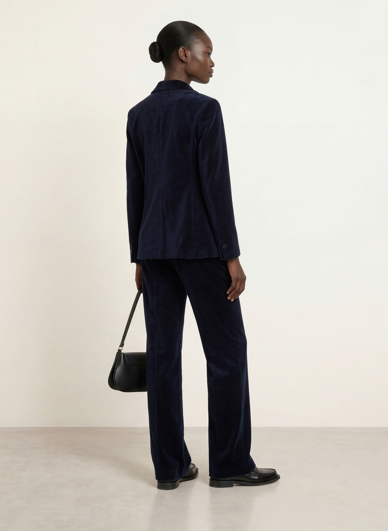 CIRCOLO 1901 Velvet Blazer: DARK BLUE