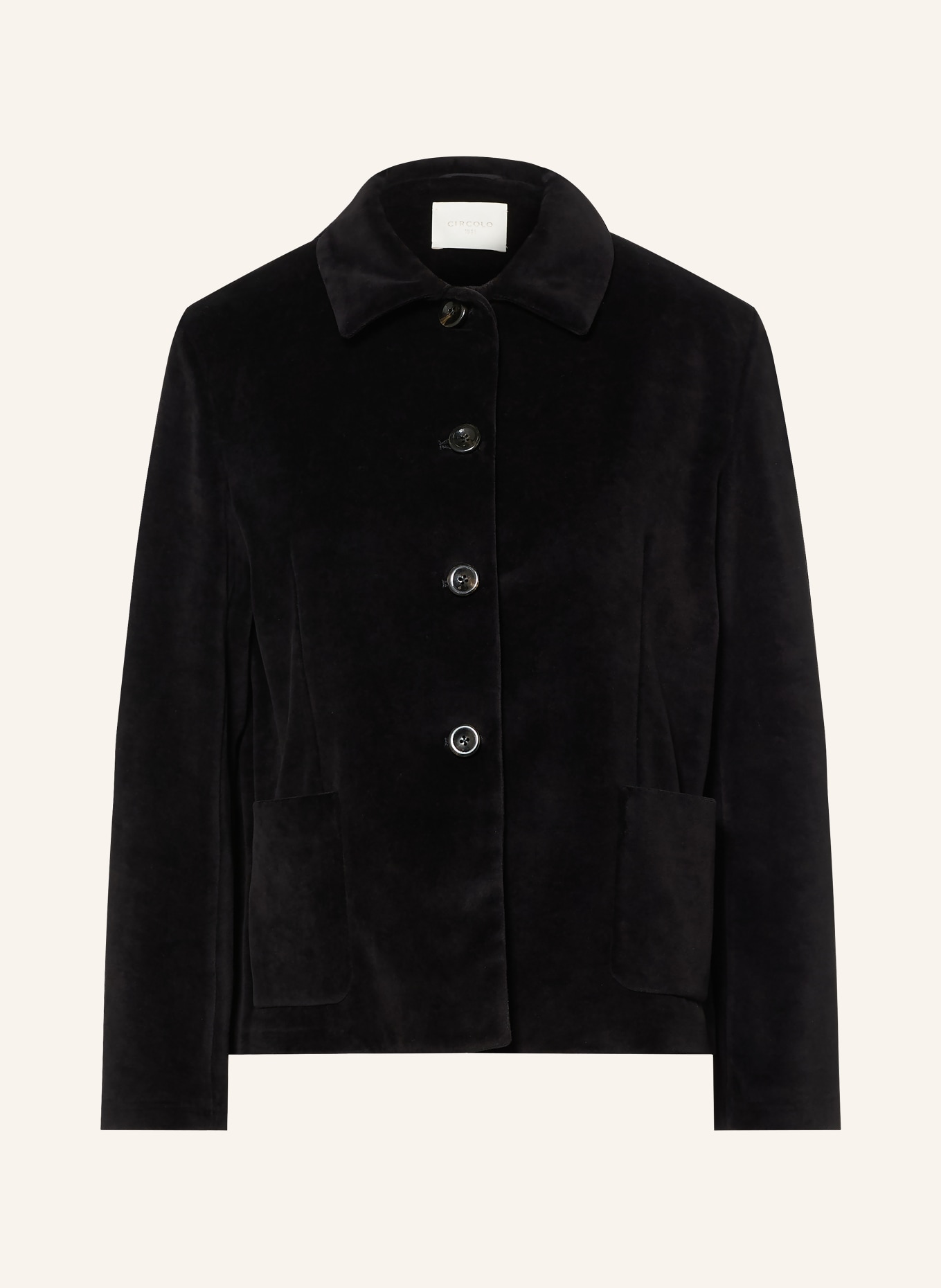 CIRCOLO 1901 Blazer en velours: NOIR