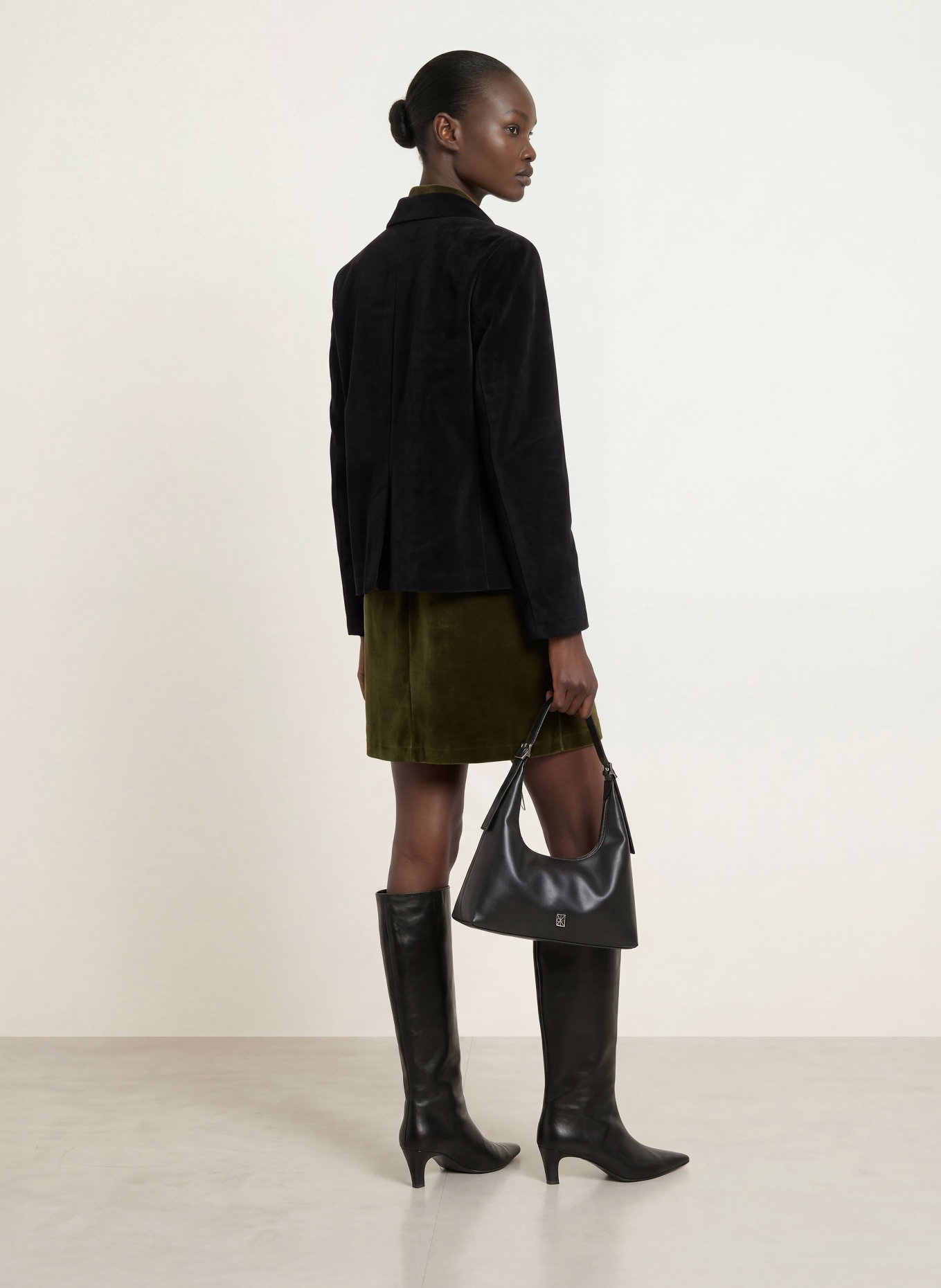 CIRCOLO 1901 Blazer en velours: NOIR