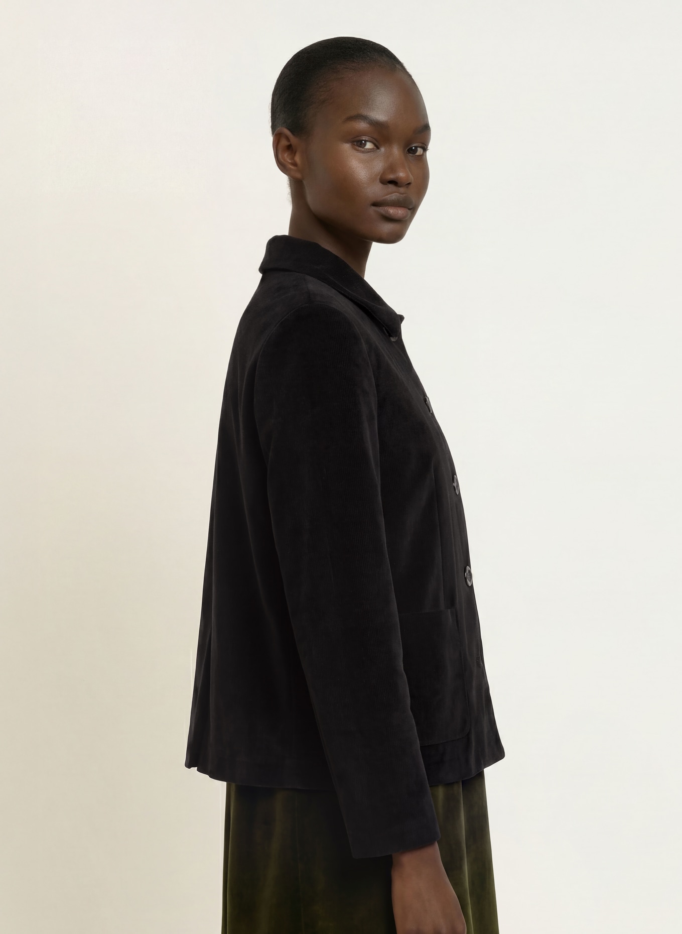 CIRCOLO 1901 Blazer en velours: NOIR