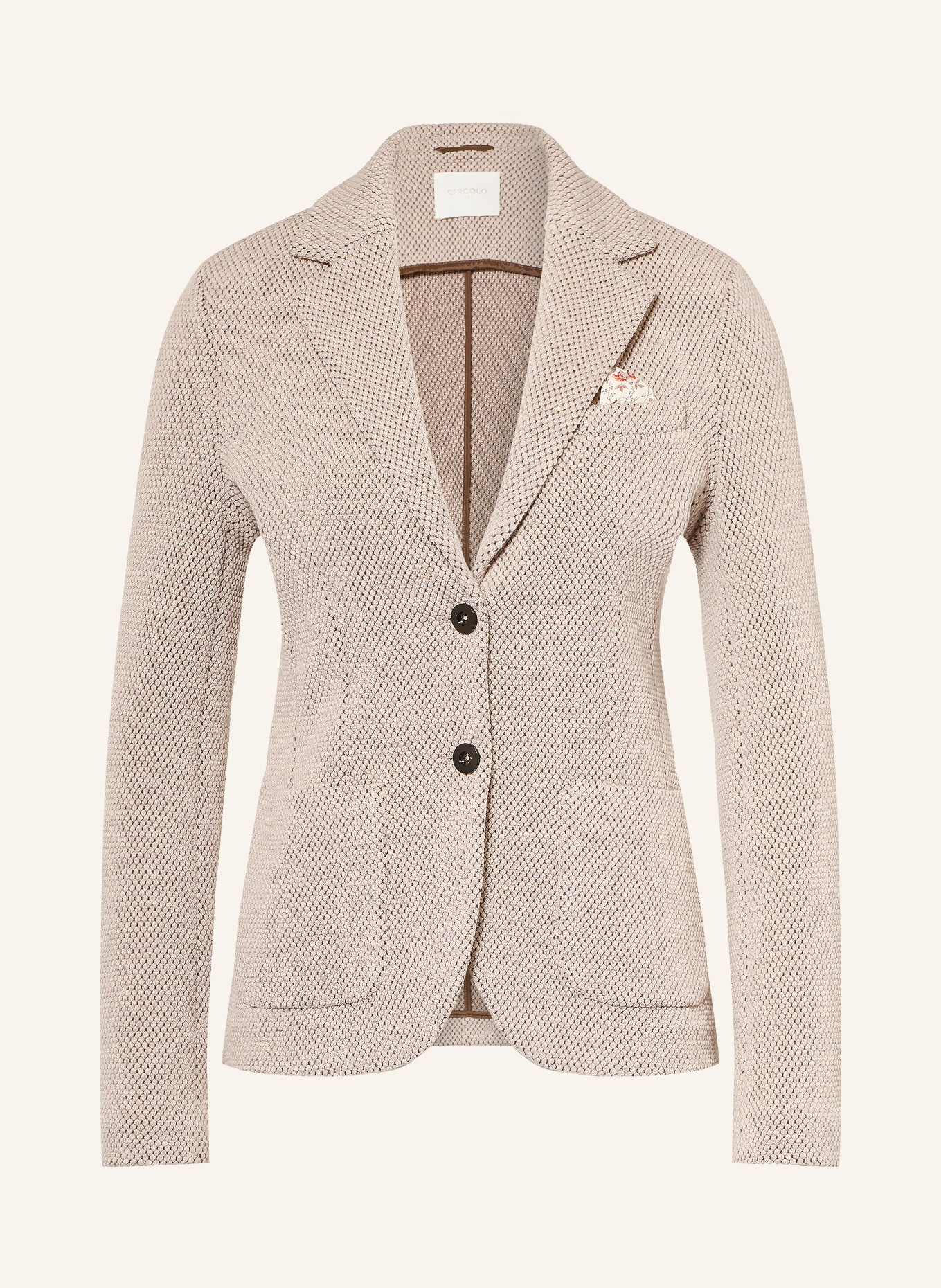 CIRCOLO 1901 Blazer: LIGHT GRAY