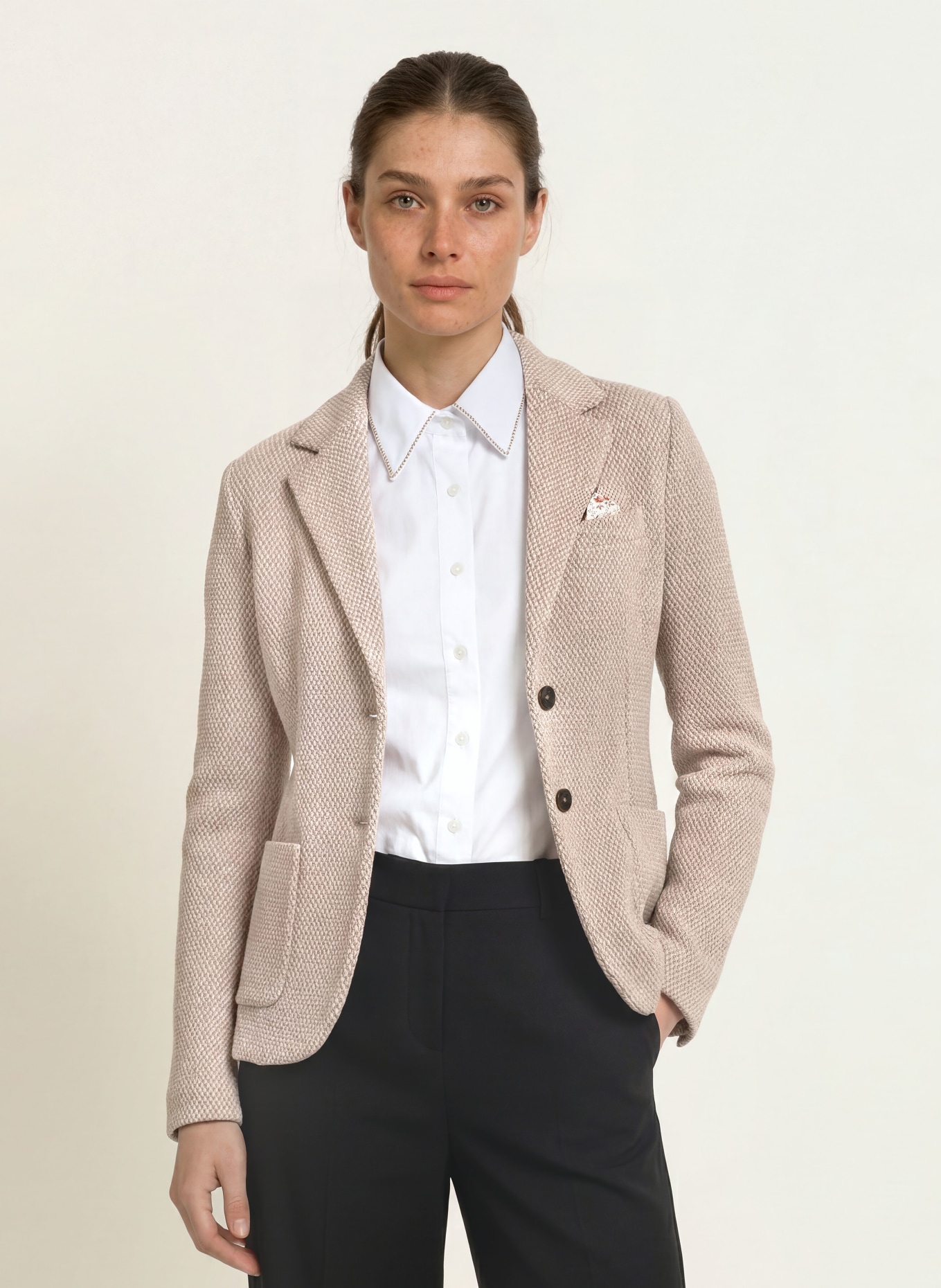CIRCOLO 1901 Blazer: LIGHT GRAY