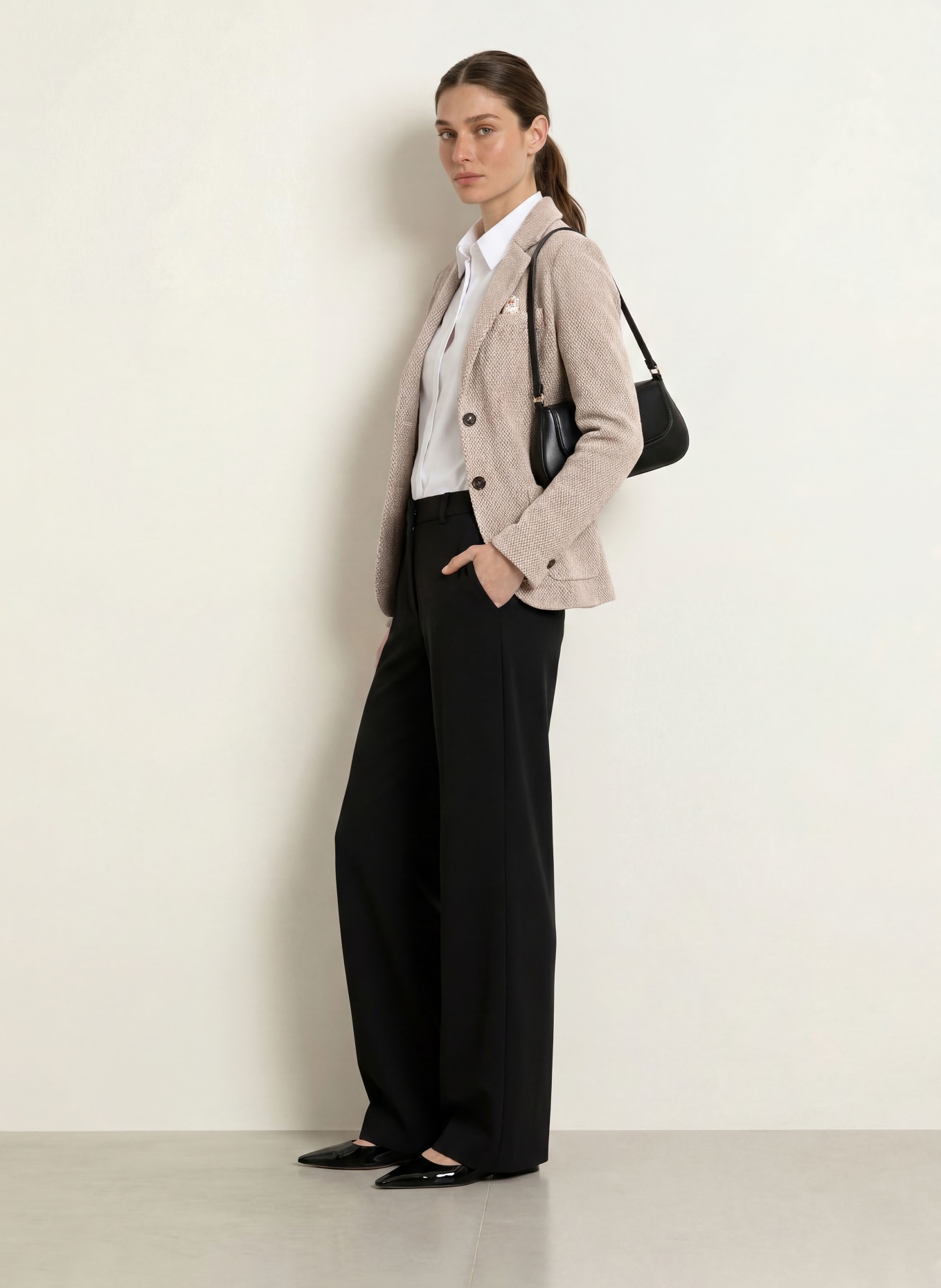 CIRCOLO 1901 Blazer: LIGHT GRAY