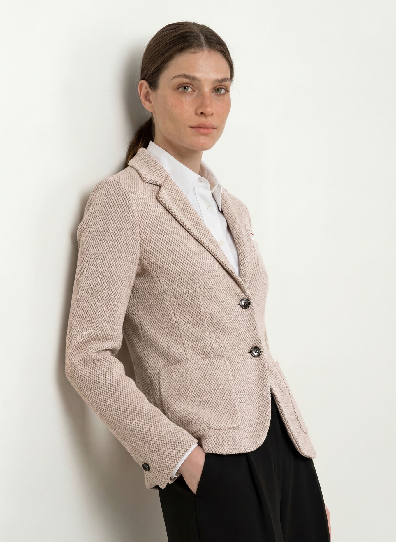 CIRCOLO 1901 Blazer: LIGHT GRAY