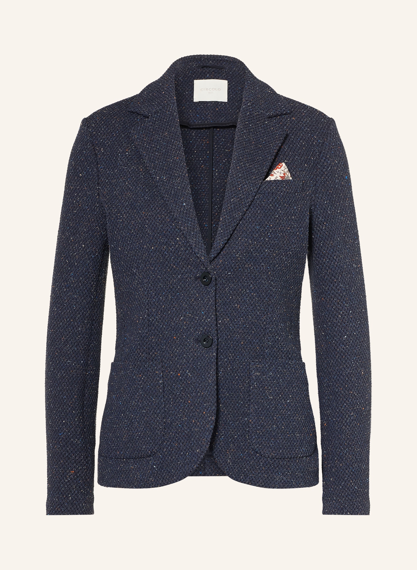 CIRCOLO 1901 Blazer: BLUE / ORANGE / WHITE