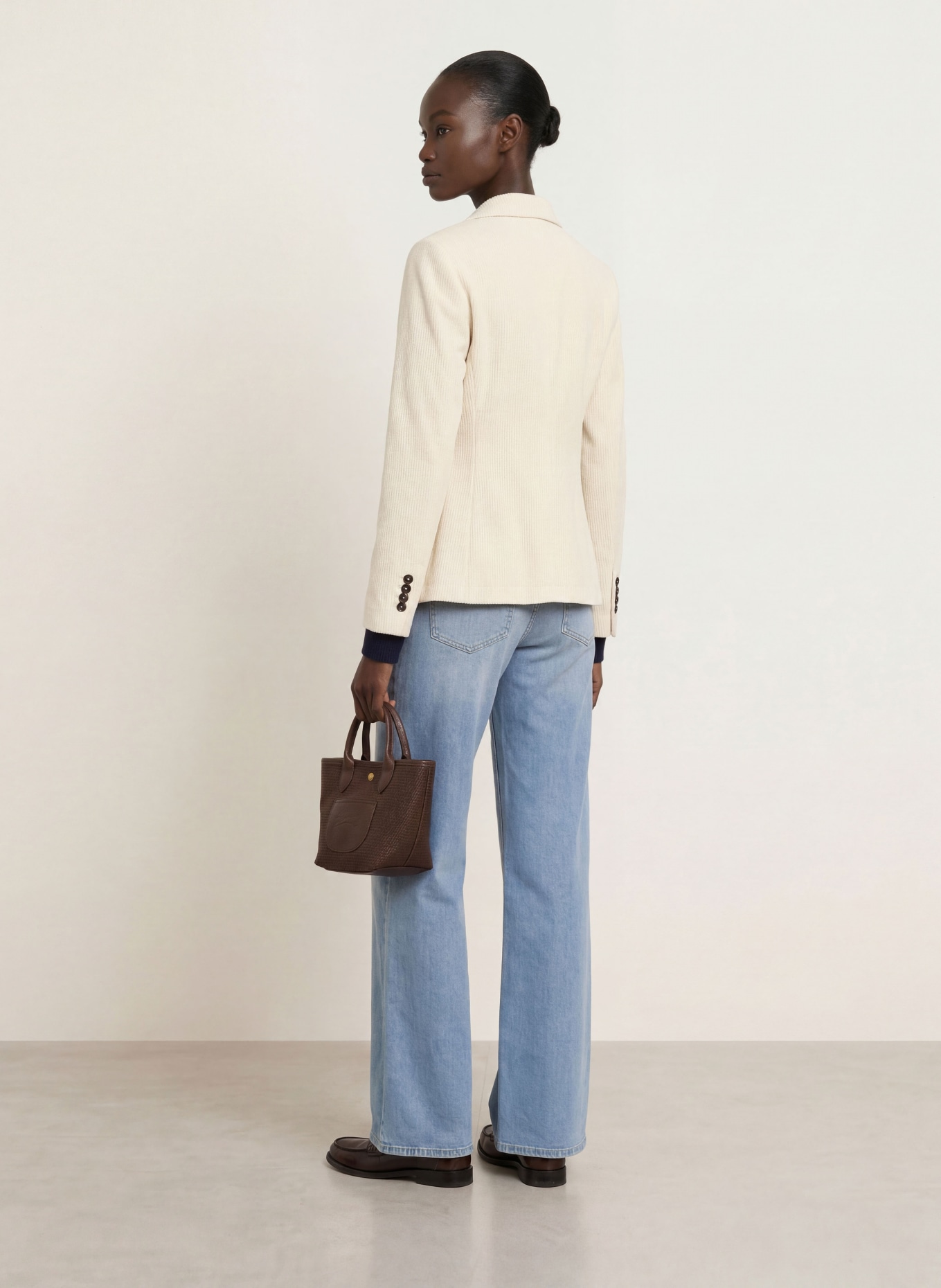 CIRCOLO 1901 Corduroy blazer: ECRU