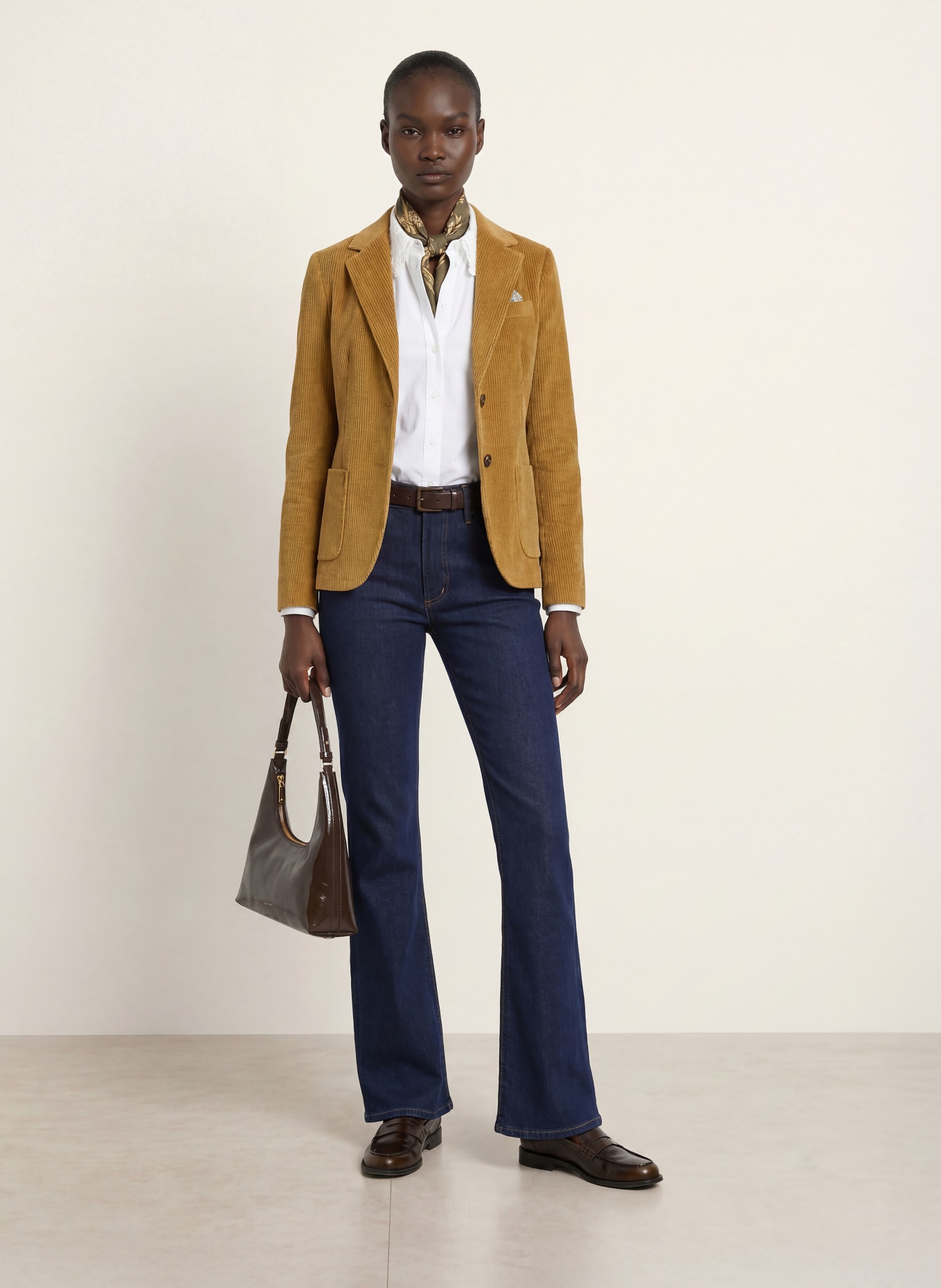 CIRCOLO 1901 Corduroy blazer: CAMEL