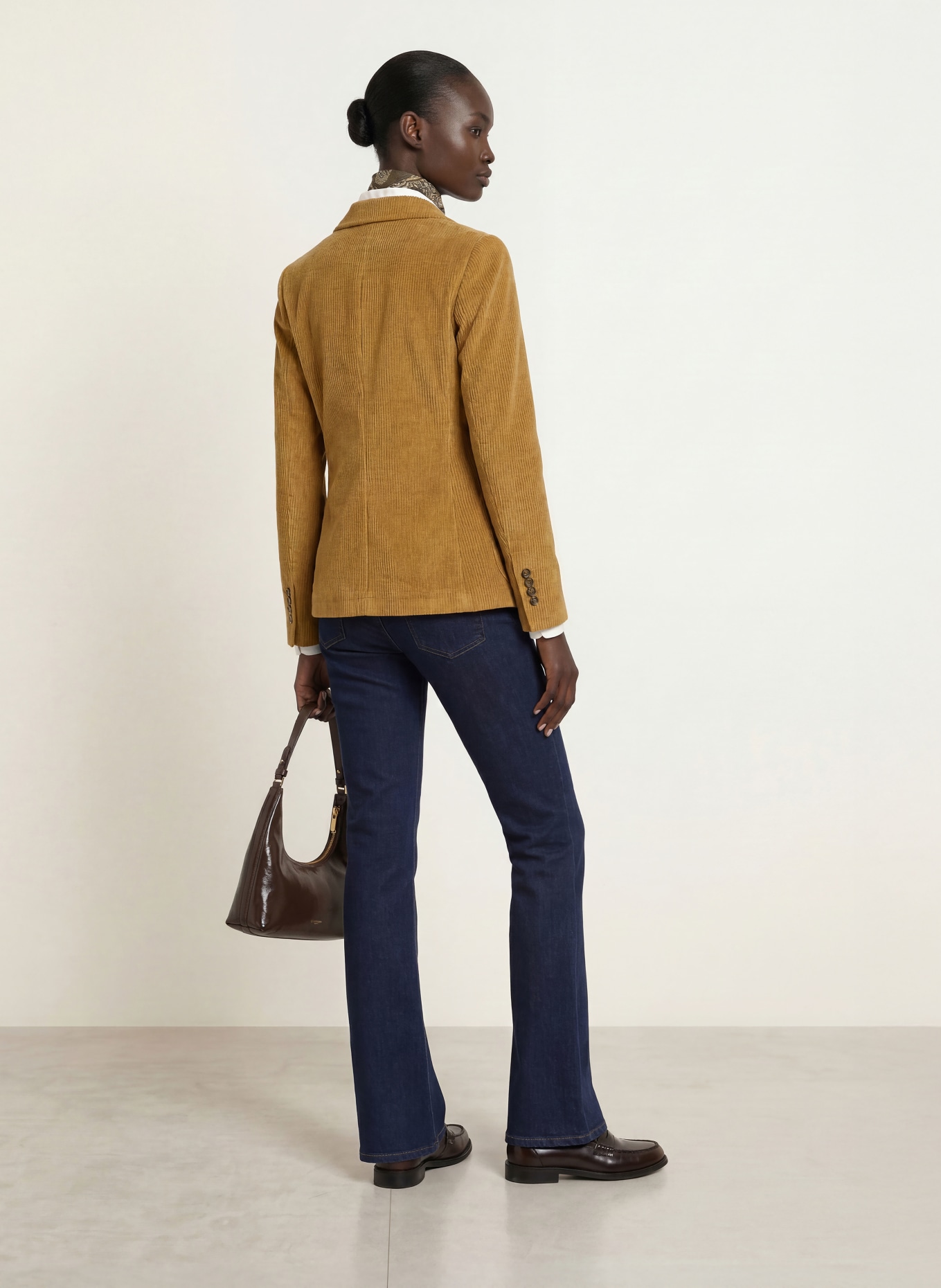 CIRCOLO 1901 Corduroy blazer: CAMEL